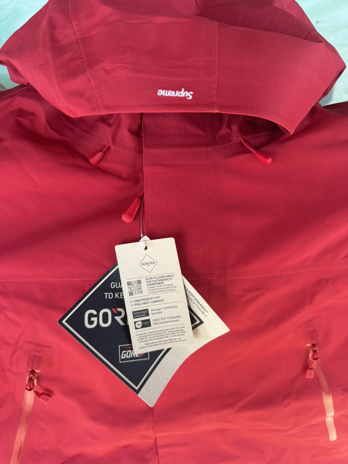 Supreme Supreme Scream Ghostface Gore-tex Shell Jacket Red L Size US L / EU 52-54 / 3 - 4 Thumbnail