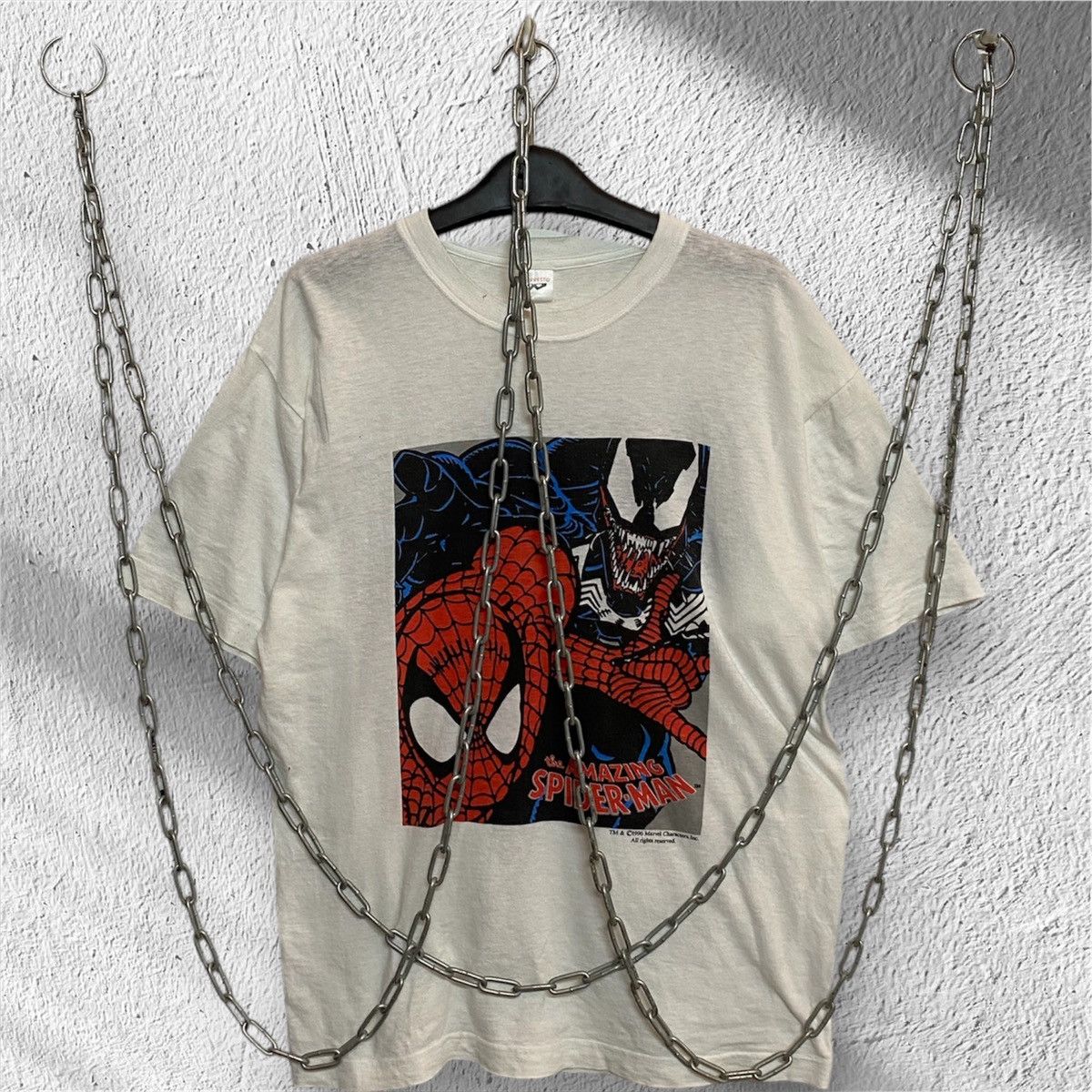 Vintage VINTAGE 1994 SPIDERMANxVENOM Size US L / EU 52-54 / 3 - 1 Thumbnail