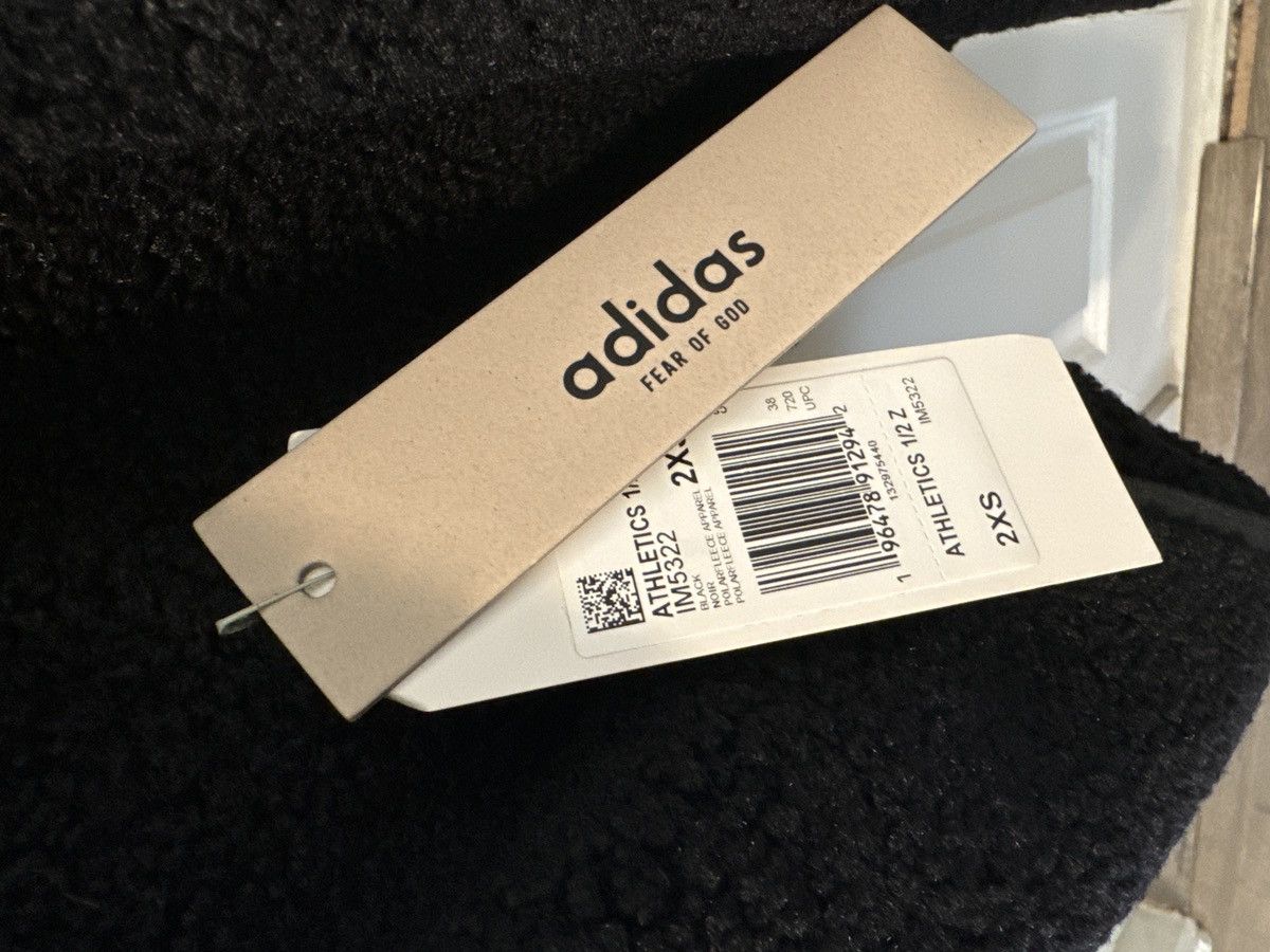 Adidas × Fear of God Fear Of God Athletics (adidas) 1/2 Polar Fleece Zip Size US XXS / EU 40 - 4 Thumbnail