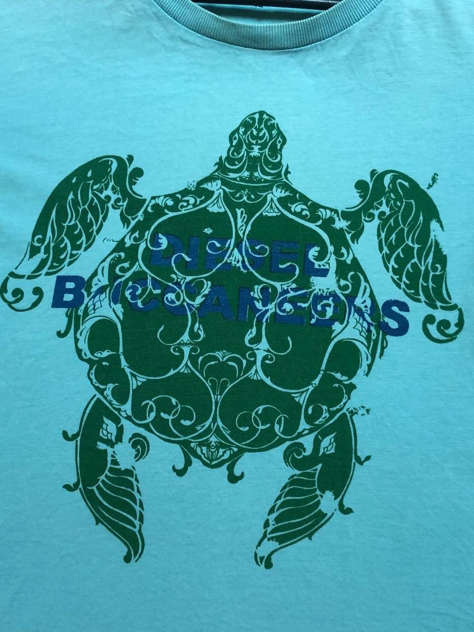Diesel Vintage Diesel Big Turtle Print Short Sleeve T-Shirt Size XL Size US XL / EU 56 / 4 - 6 Thumbnail
