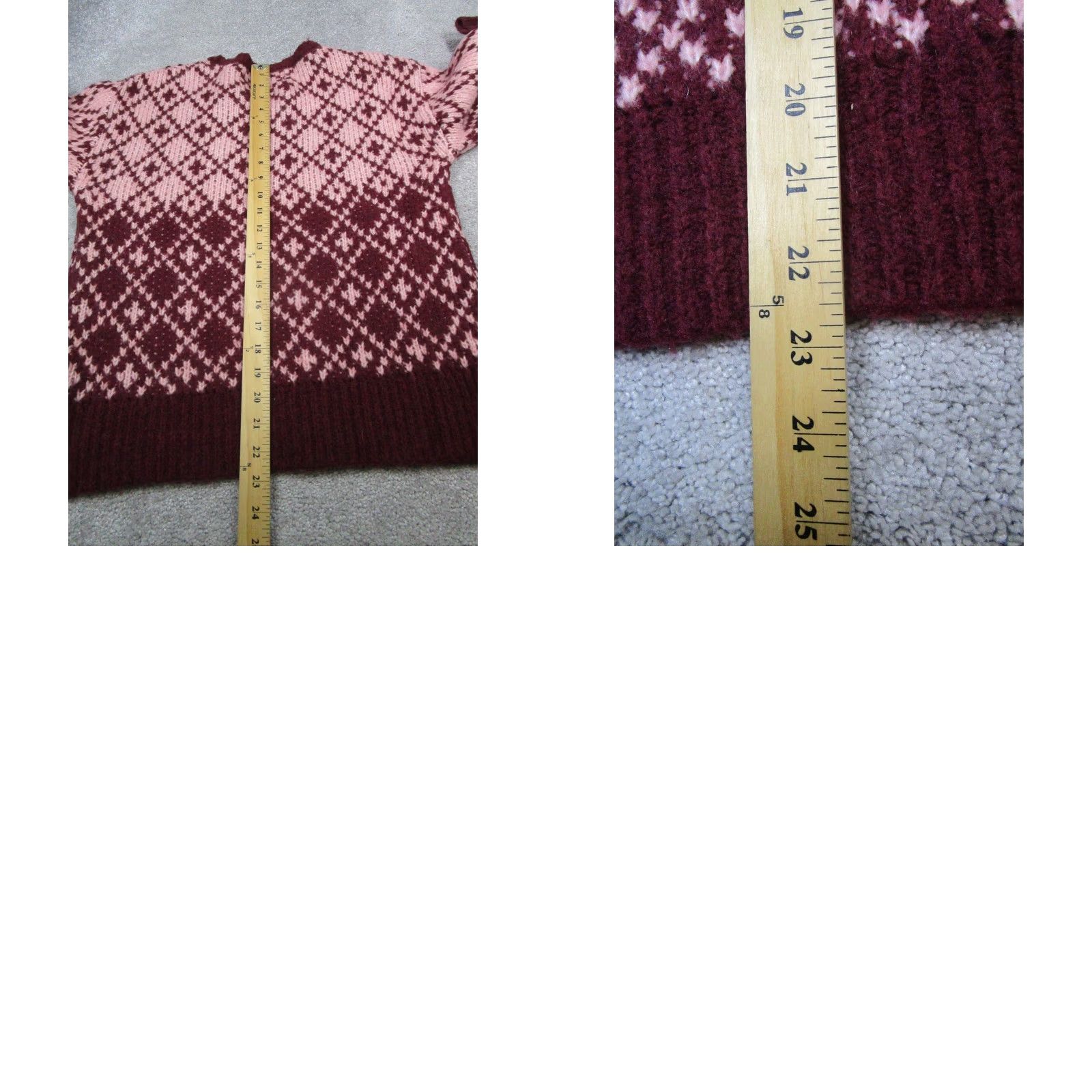 Vintage Maeve Sweater Womens Small Red Wool Blend Knit Pullover New Size S / US 4 / IT 40 - 8 Thumbnail