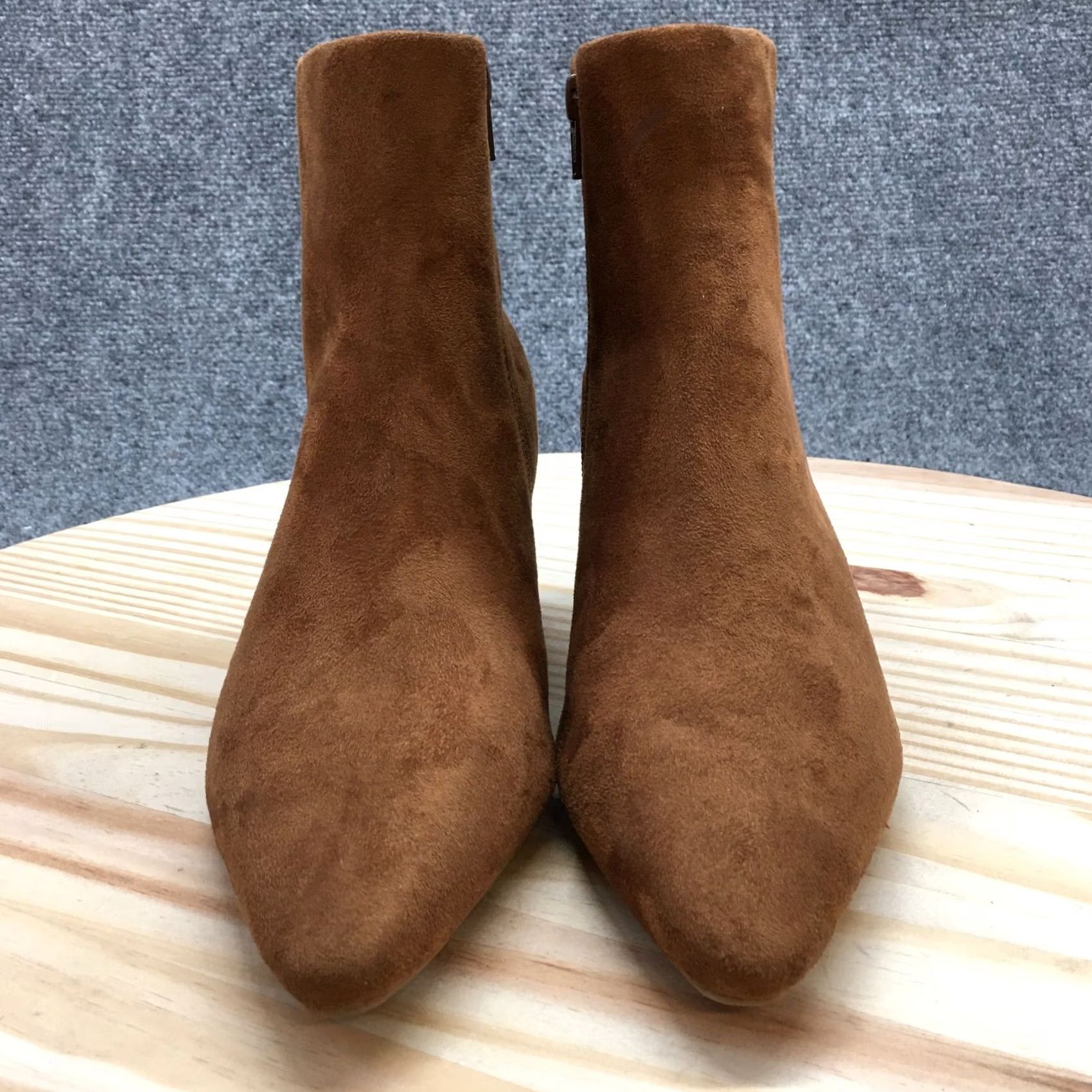 Vintage Universal Thread Boots Womens 7 Ankle Bootie Brown Side Zip Pointed Toe Stiletto Boots Size US 7 / IT 37 - 6 Thumbnail