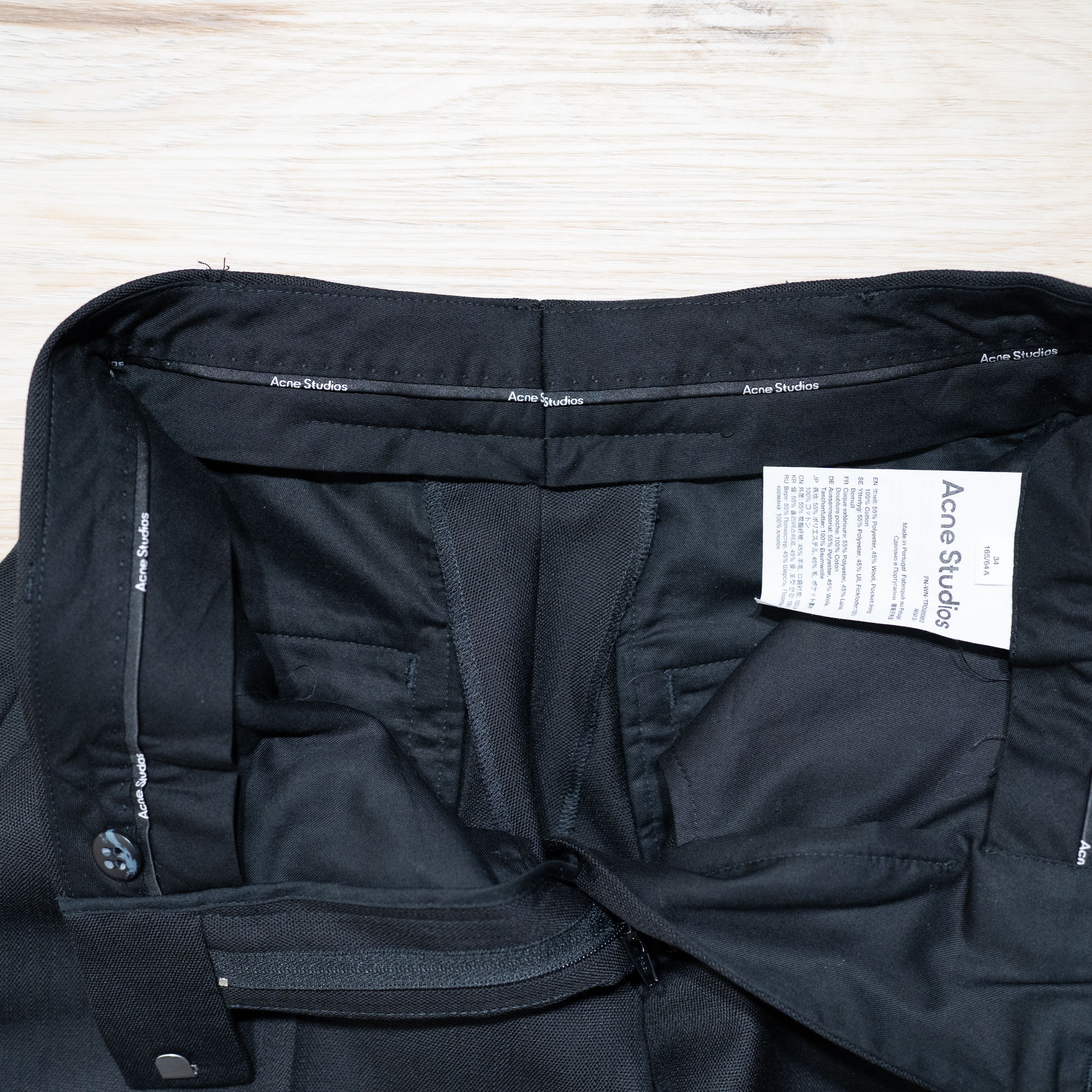Acne Studios Wool Blend Pants Size 26" / US 2 / IT 38 - 4 Thumbnail