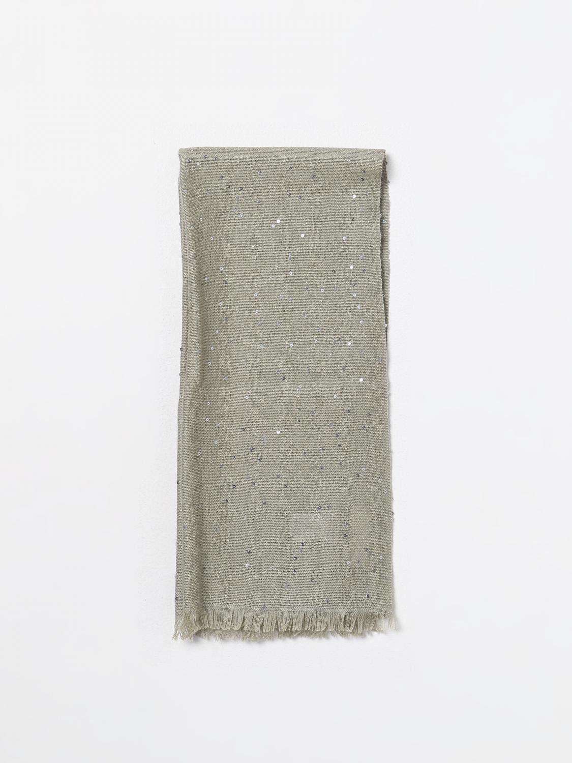Brunello Cucinelli o1y0725 Size : OS / Scarf in Sage Green Size ONE SIZE - 1 Preview