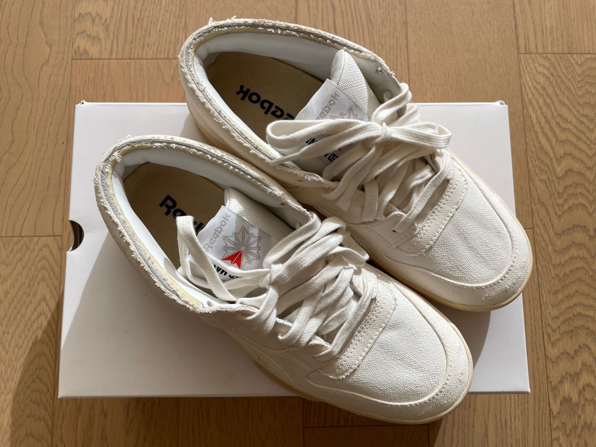 Hed Mayner × Reebok BB 5600 Sneakers Washed White Size US 9 / EU 42 - 3 Thumbnail