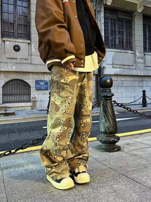 VIBE Retro desert camouflage paratrooper casual overalls trousers Size US 32 / EU 48 - 5 Thumbnail