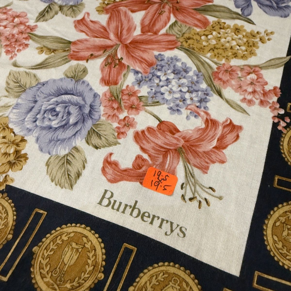 Vintage 🔥 Burberry Handkerchief | Neckerchief | Bandana | Size ONE SIZE - 5 Thumbnail