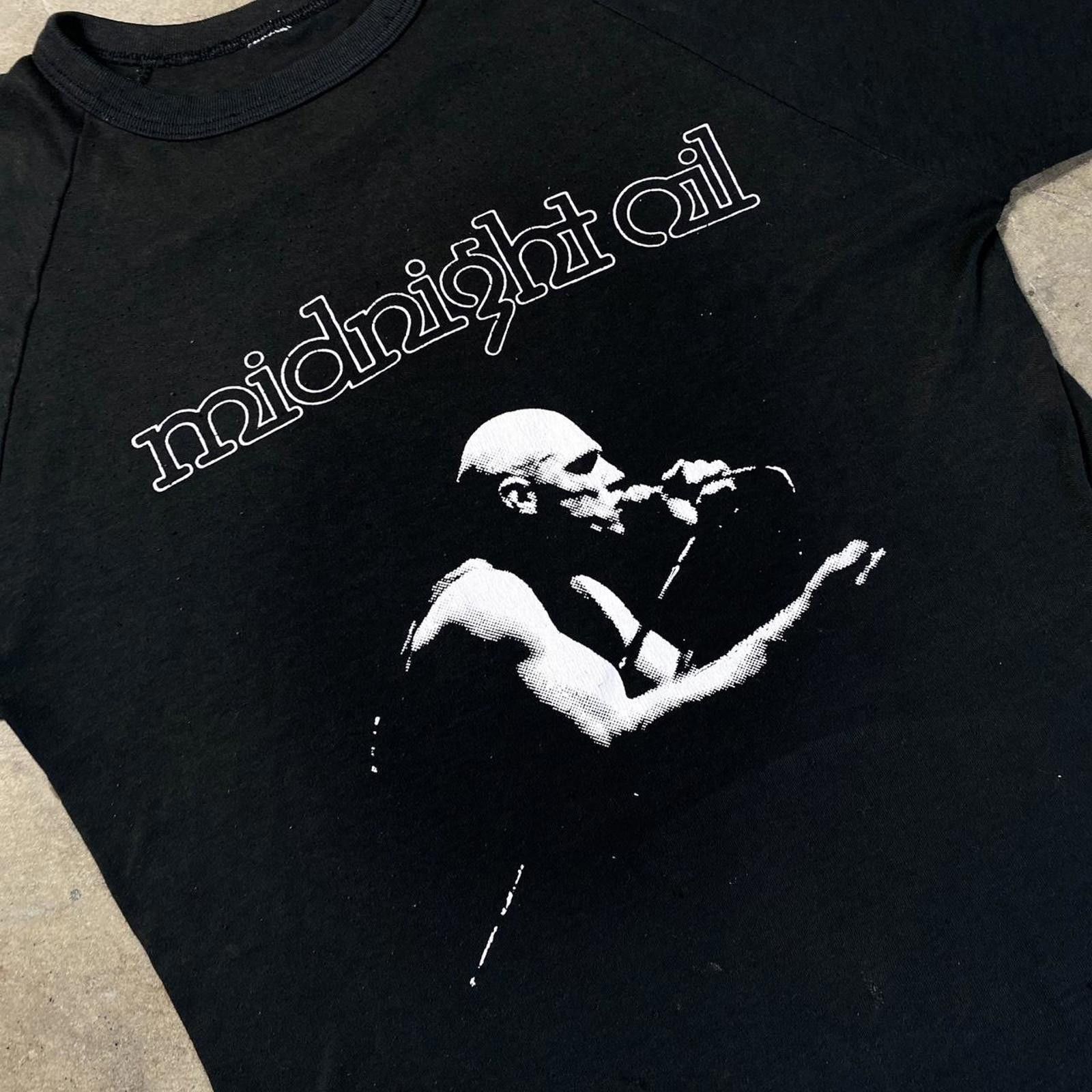 Other 1970s - 80s Midnight Oil Graphic T - Shirt Size US M / EU 48-50 / 2 - 2 Thumbnail