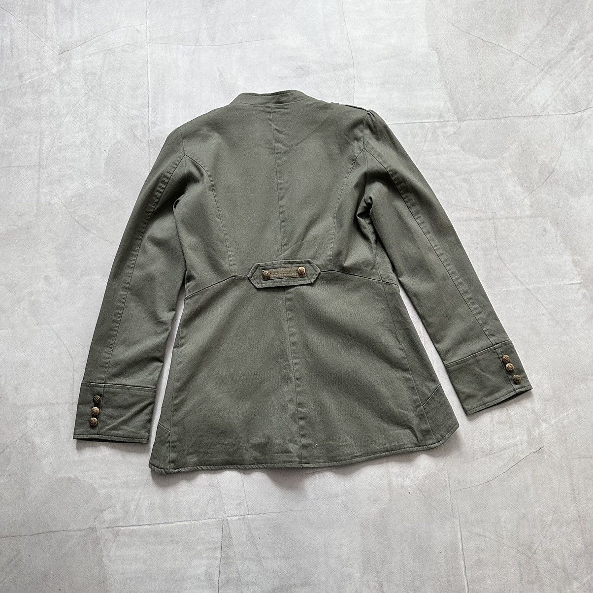 Hysteric Glamour × Undercover 00s Napoleon Military Jacket Vintage Coat PPFM Balmain Vibe Size M / US 6-8 / IT 42-44 - 11 Thumbnail