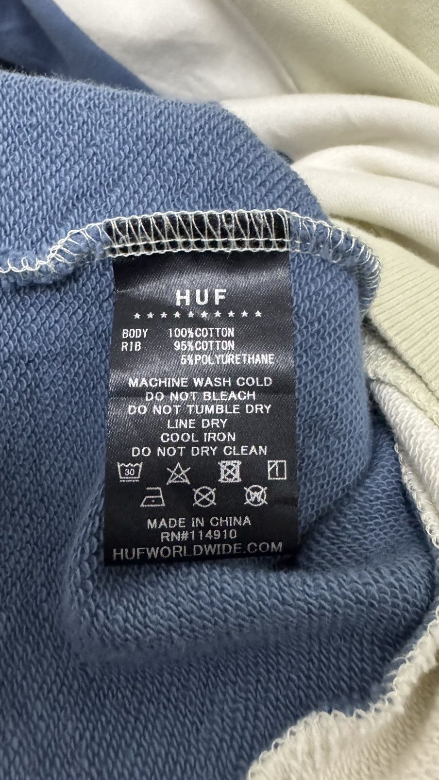Huf HUF 20 anniversary Quarter Zip Sweatshirt Size US S / EU 44-46 / 1 - 5 Thumbnail