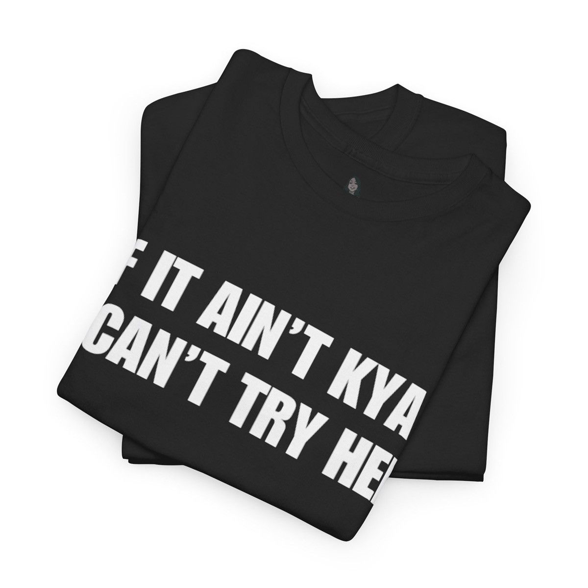 Vintage Cooking With Kya Heavyweight cotton unisex Tee. Size US M / EU 48-50 / 2 - 2 Thumbnail