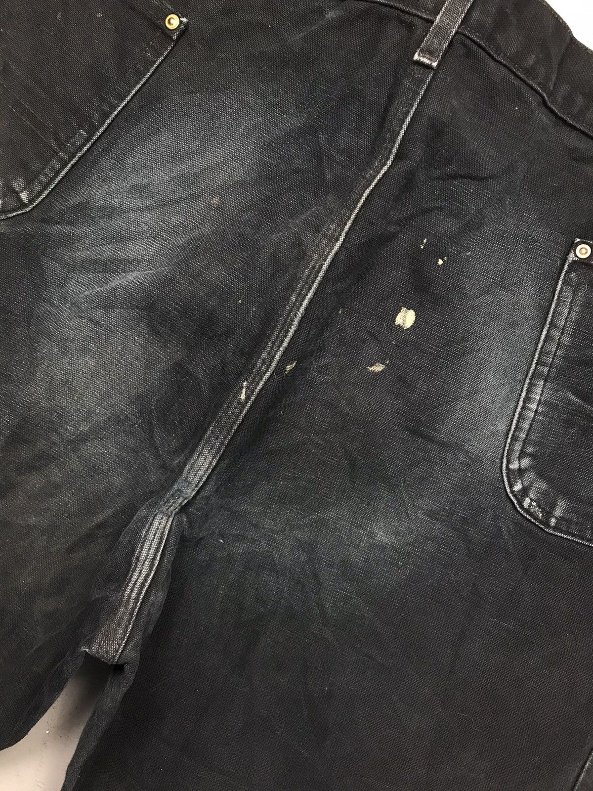 Carhartt Vintage Carhartt B01BLK double knee painted dusty denim48x29 Size US 44 / EU 60 - 15 Thumbnail