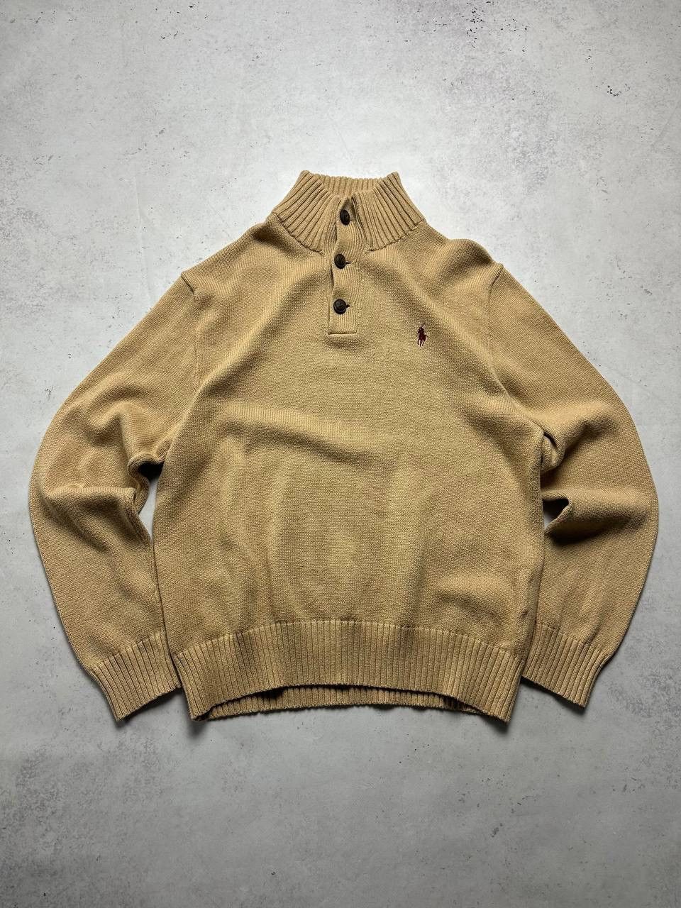 Polo Ralph Lauren × Vintage Vintage Polo Ralph Lauren Nigh Neck Wool Sweater M Size US M / EU 48-50 / 2 - 1 Thumbnail