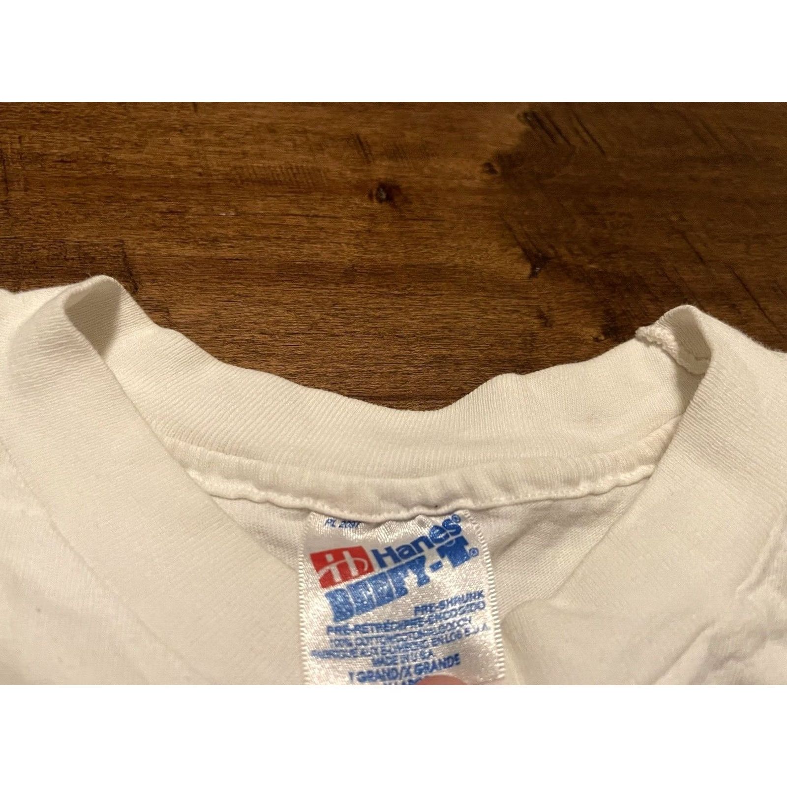 Hanes Vintage MET Shirt Faience Hippopotamus - Adult XL Size US XL / EU 56 / 4 - 6 Thumbnail