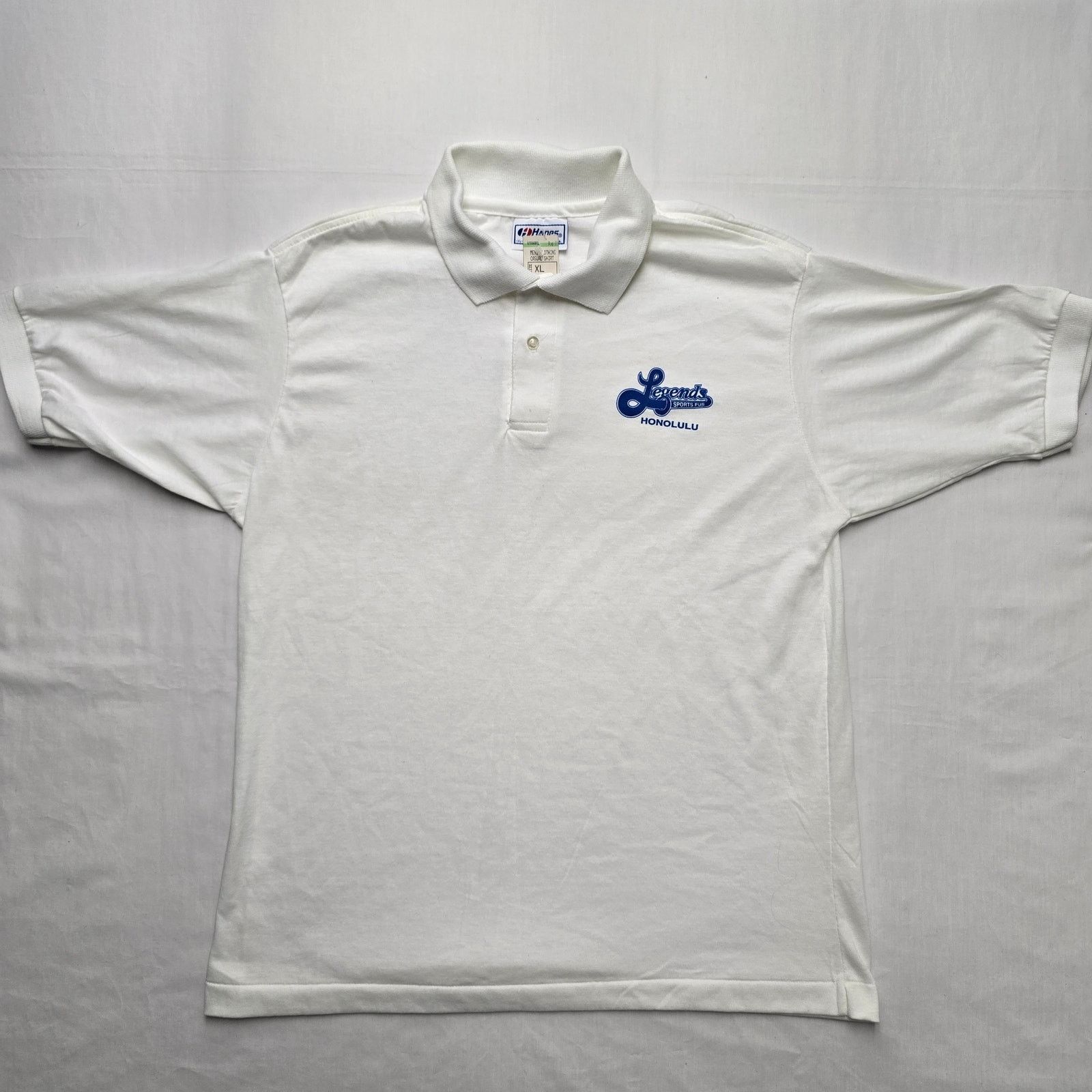 Hanes × Vintage Vintage Honolulu Polo XL Legends Sports Pub Bar Shirt Size US XL / EU 56 / 4 - 1 Thumbnail