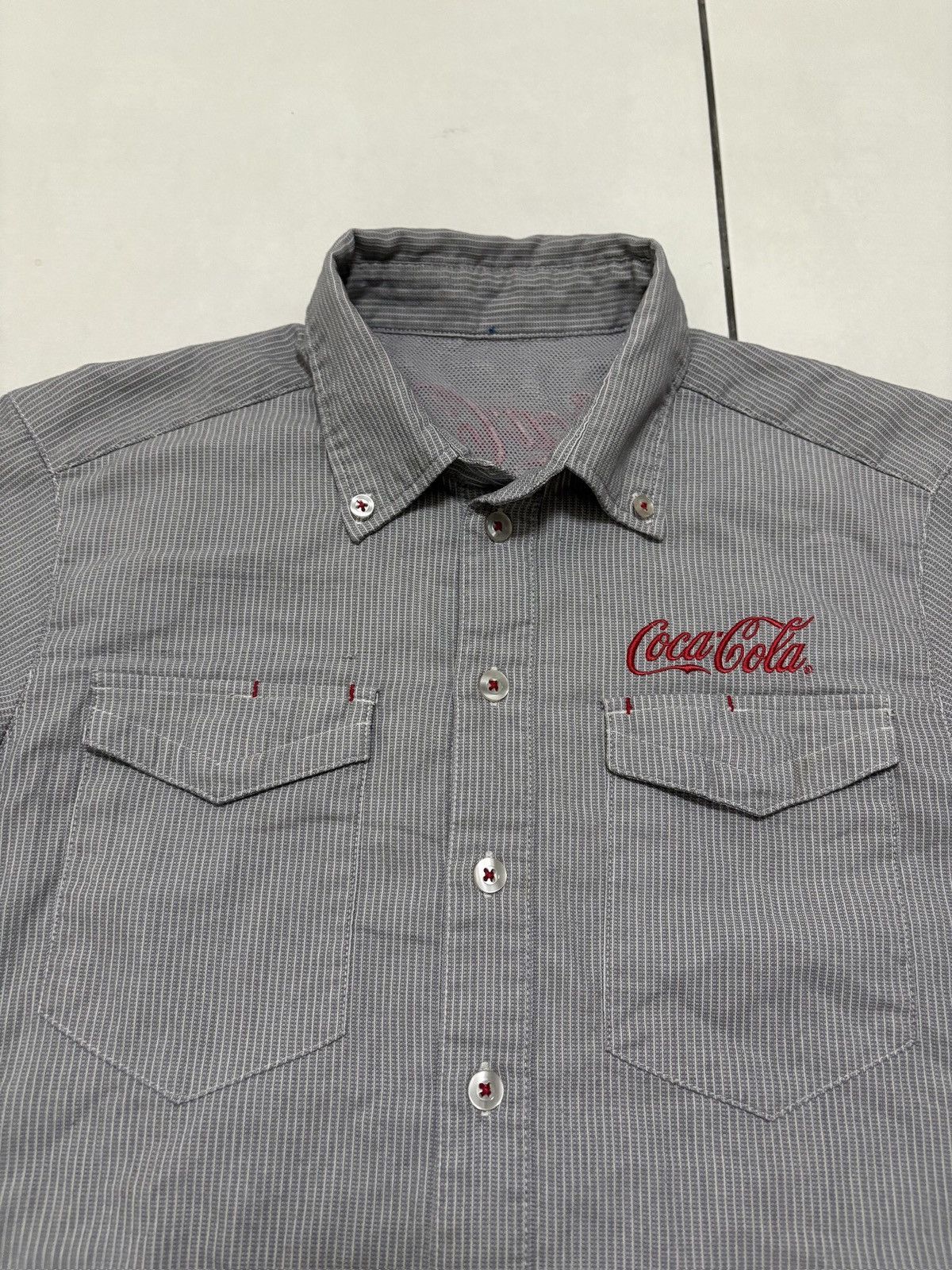 Coca Cola Vintage Coca Cola Japanese Brand Button Up Shirt Size US M / EU 48-50 / 2 - 4 Thumbnail