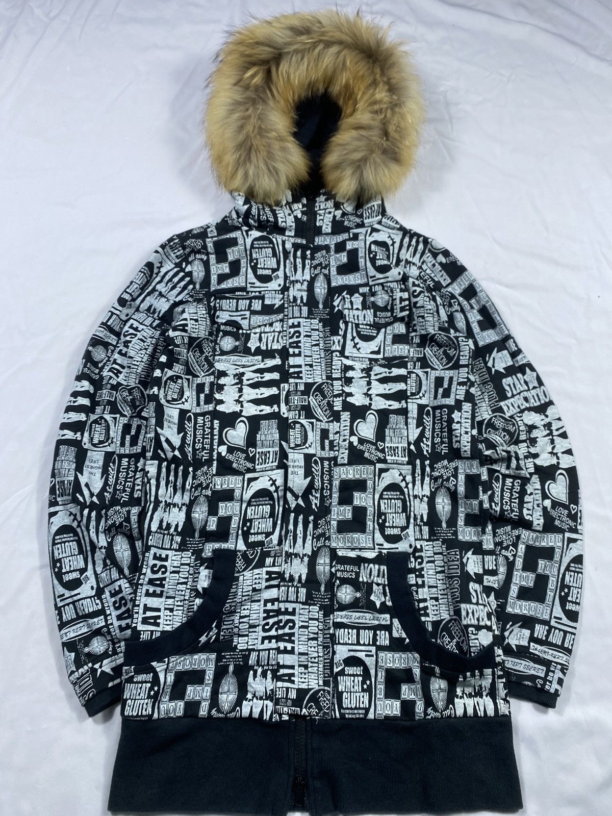Japanese Brand Japanese Roc Fur zip Hoodie Size US S / EU 44-46 / 1 - 2 Thumbnail