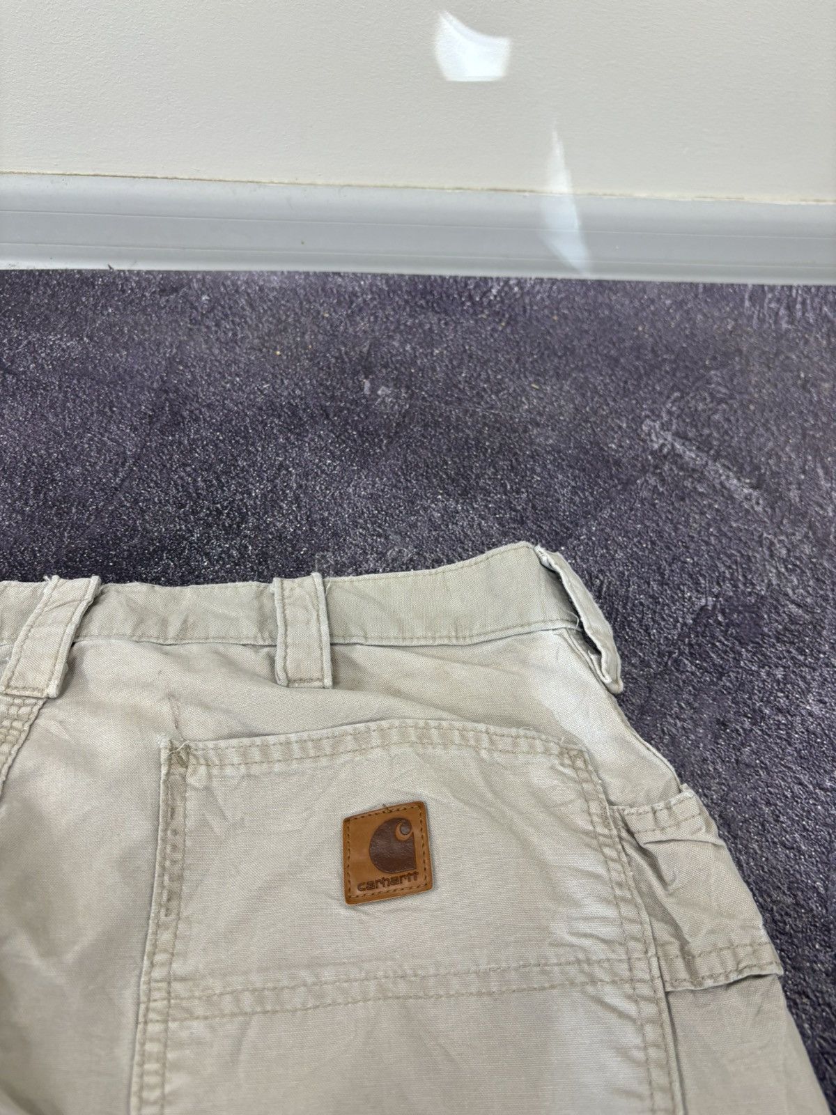 Carhartt Vintage Carhartt Beige Work Hype Carpenter Baggy Pants Size US 36 / EU 52 - 8 Thumbnail