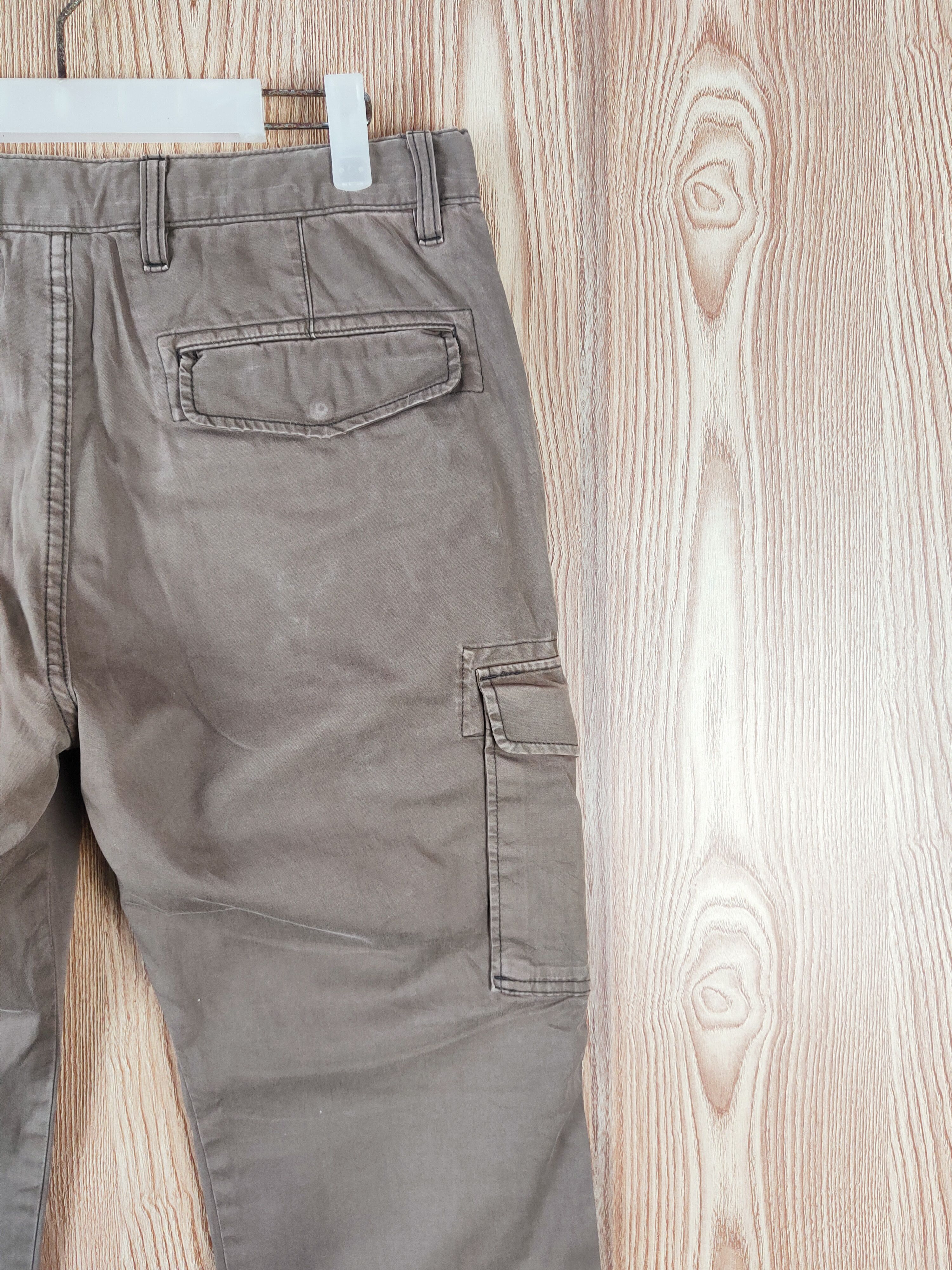 Japanese Brand Uniqlo Brown Multipocket Tactical Cargo Pants #W337 Size US 32 / EU 48 - 10 Thumbnail