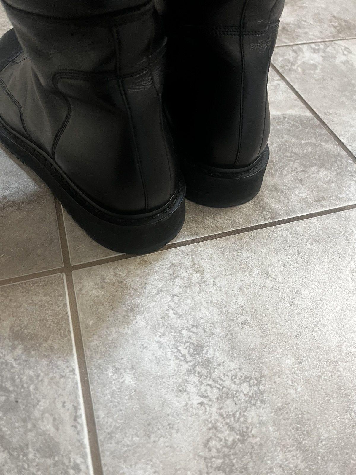 Rick Owens Rick Owens AW22 “Strobe” Basket Creeper Boots Size US 11.5 / EU 44-45 - 11 Thumbnail
