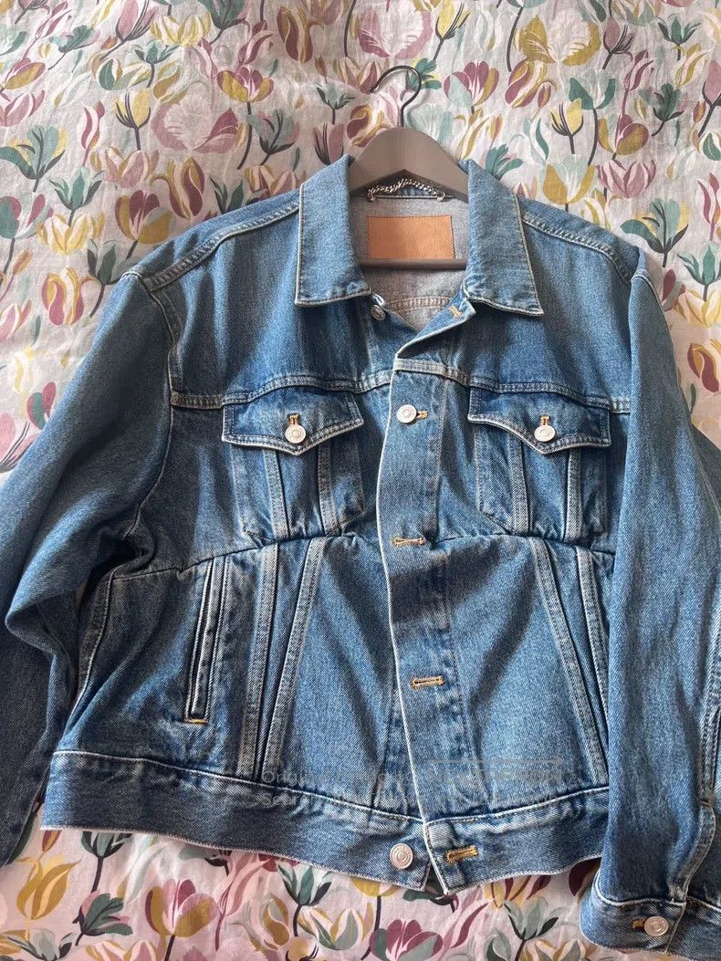 Balenciaga Balenciaga Denim Jacket Size US XXS / EU 40 - 1 Thumbnail