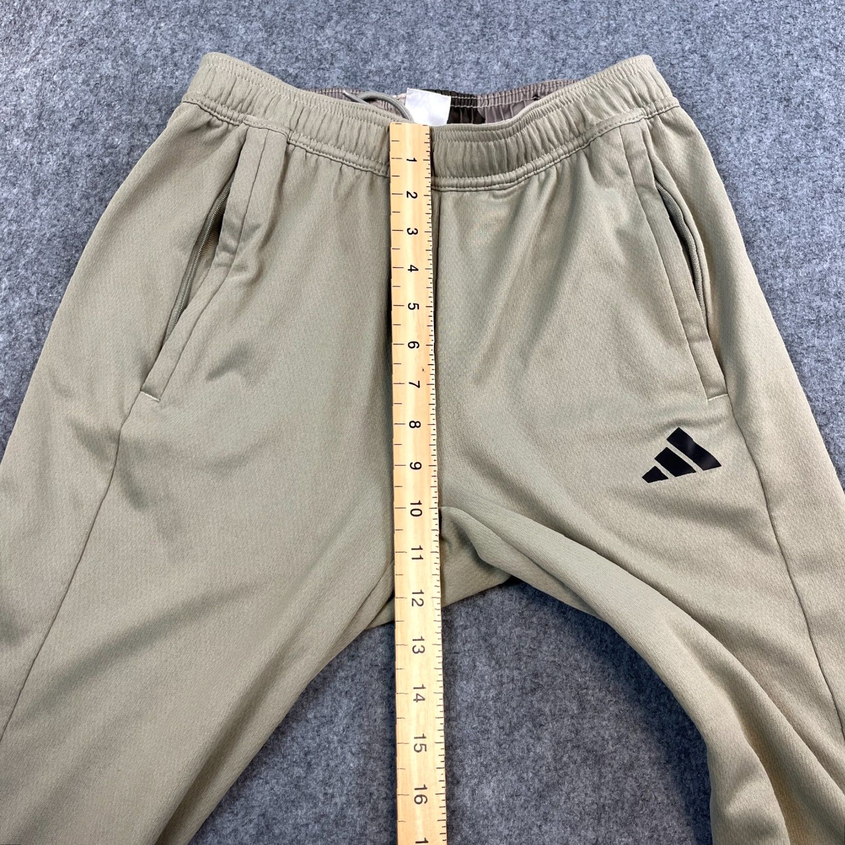 Adidas Adidas Mens Track Pants Sweat Joggers S Green Camouflage Print Trousers Regular Fit Pockets Waist 28in Size US 29 - 5 Thumbnail