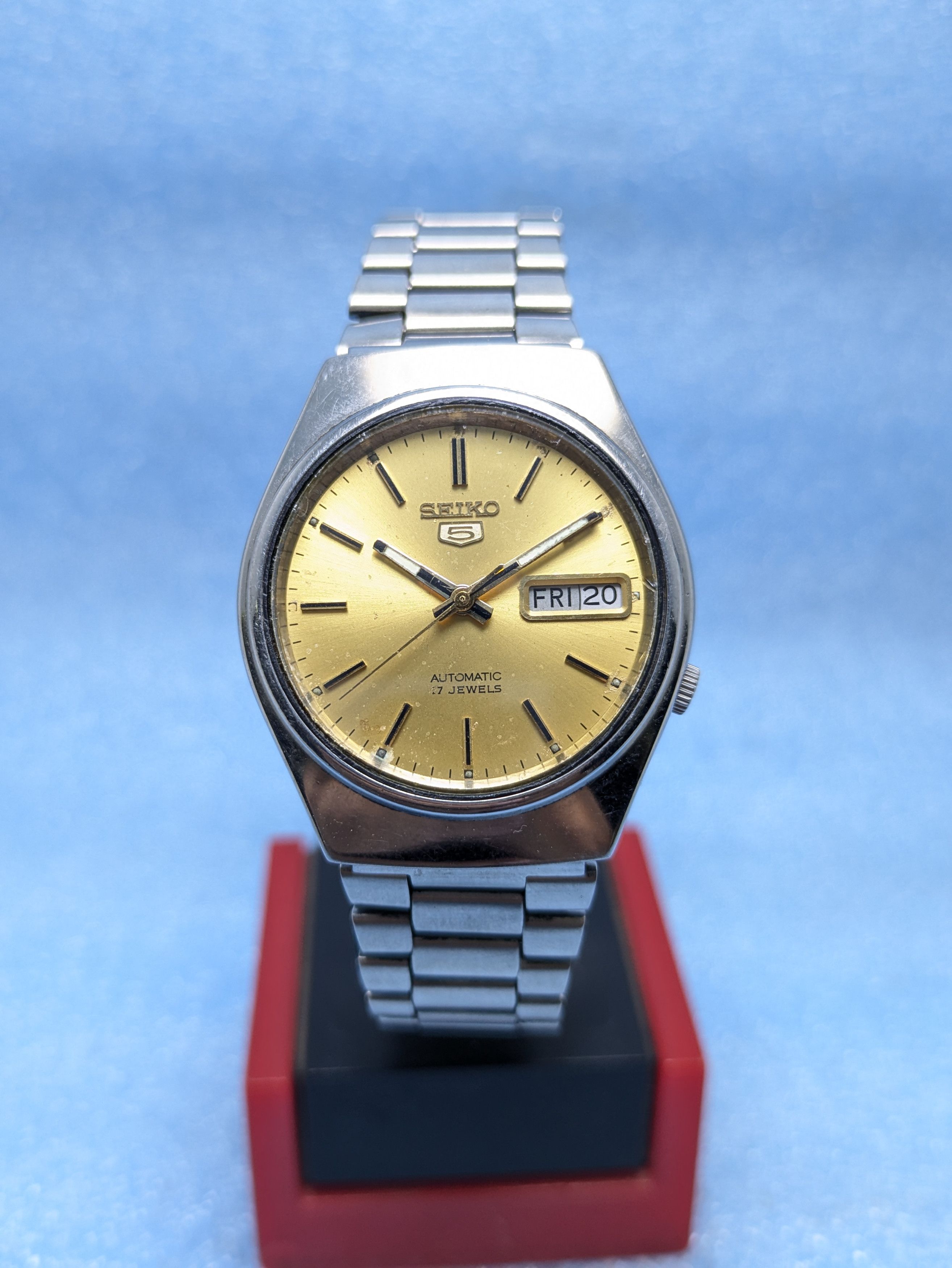 Seiko Rare Vintage Seiko 5 Automatic Day Date Movement No Size ONE SIZE - 4 Thumbnail