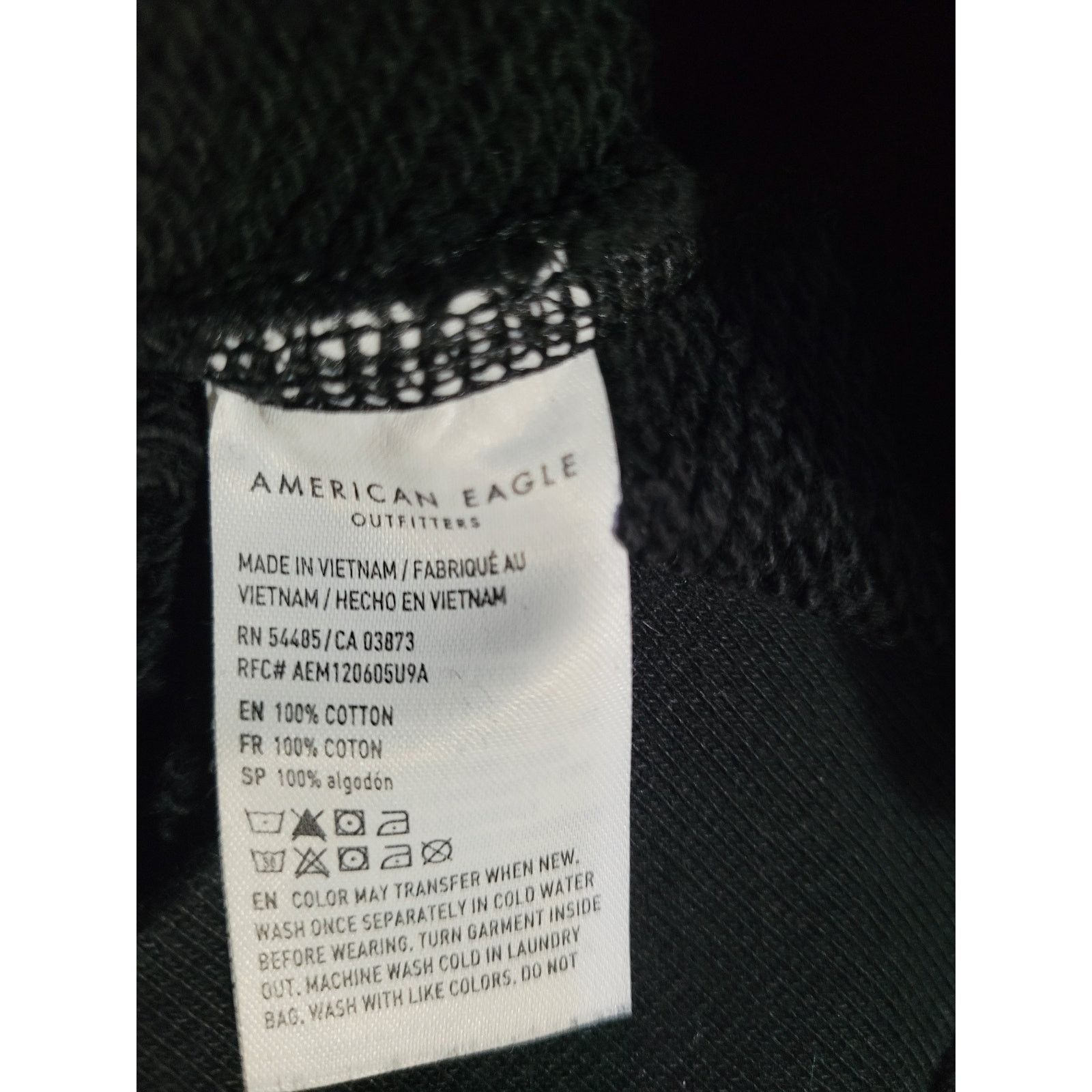 American Eagle Outfitters American Eagle Women Blk Sweatshirt Front pocket Sz S Size S / US 4 / IT 40 - 4 Thumbnail