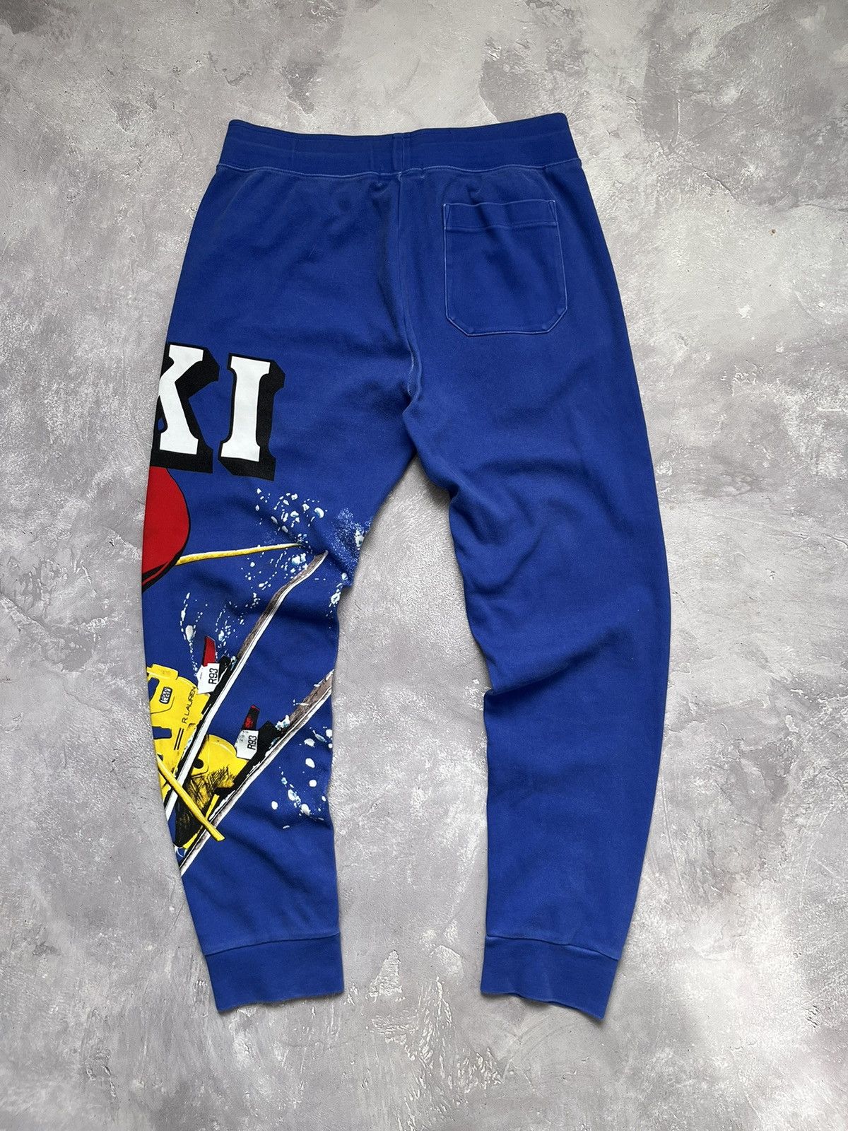 Polo Ralph Lauren Polo Active by Polo Ralph Lauren Ski 92 Sweatpants Blue Size US 30 / EU 46 - 2 Thumbnail