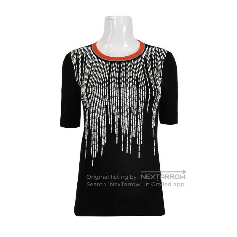 Louis Vuitton Louis Vuitton Colorblock Knit Short Sleeve Top. Size US L / EU 52-54 / 3 - 1 Thumbnail