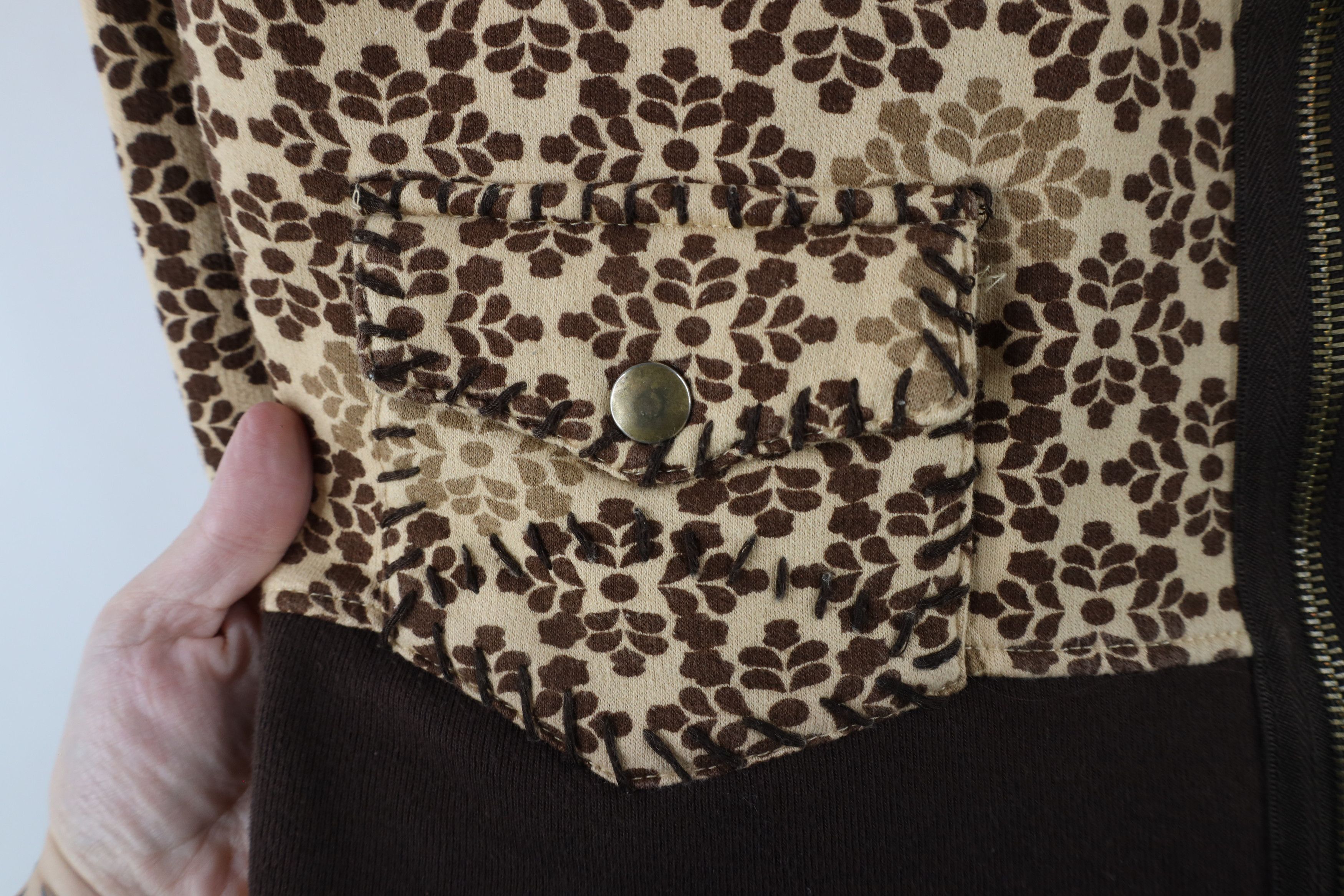 Prana × Vintage Vintage prAna Breathe Geometric Flower Full Zip Track Jacket Size XL / US 12-14 / IT 48-50 - 4 Thumbnail
