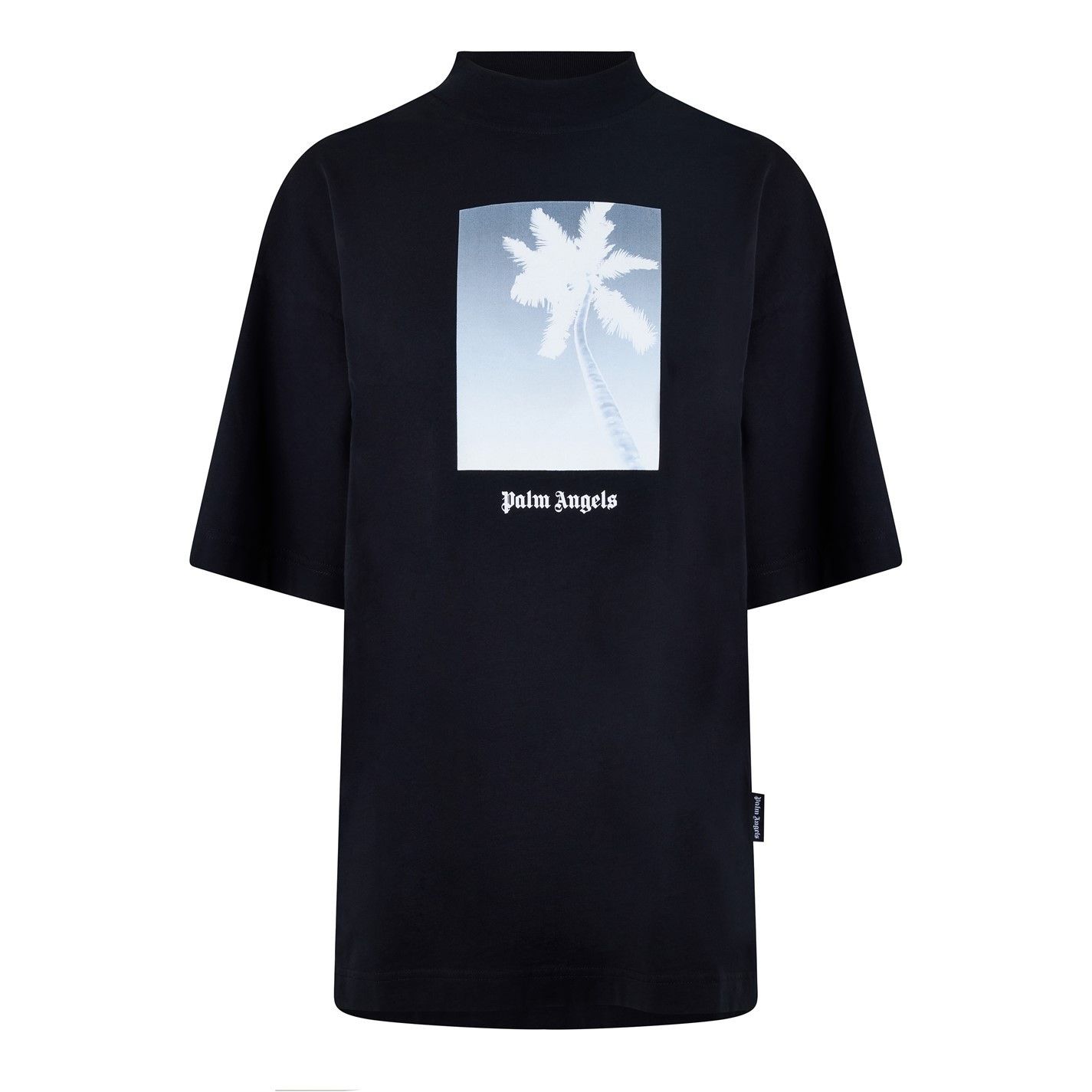 Tシャツ・カットソー Palm Angels Regular Fit T-Shirt Palm Angels Back-Curved Logo T-Shirt | Saks Fifth Avenue