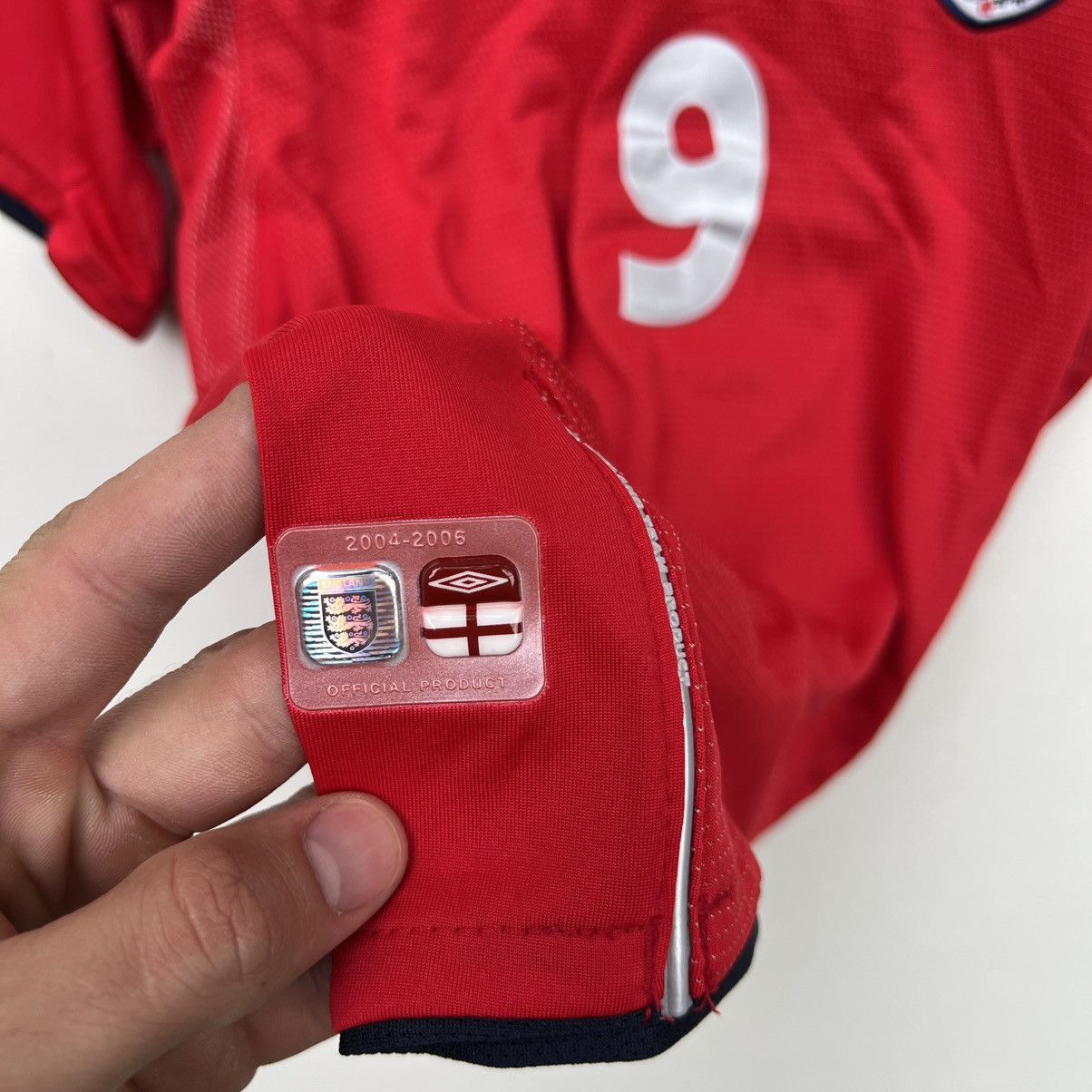 Umbro Rooney England football shirt 2004 2006 soccer Jersey Umbro Size US XXS / EU 40 - 4 Thumbnail