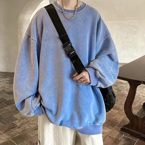 VIBE Neploha Retro Washed Old Pullovers Sweatshirts Size US L / EU 52-54 / 3 - 1 Thumbnail
