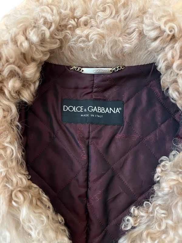 Dolce & Gabbana F/W 2001 SHEARLING LEATHER JACKET Size M / US 6-8 / IT 42-44 - 7 Thumbnail