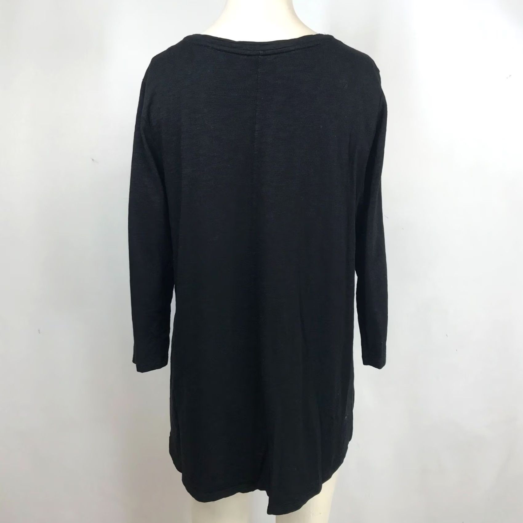 Vintage CHICO'S Black V Neck Cotton Blend Top Shirt Womens 2 Size XS / US 0-2 / IT 36-38 - 5 Thumbnail