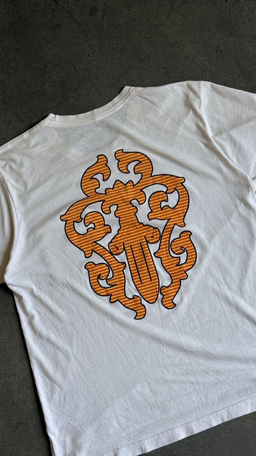 Chrome Hearts RARE! Chrome Hearts Orange Dragger Tee Size US M / EU 48-50 / 2 - 3 Thumbnail