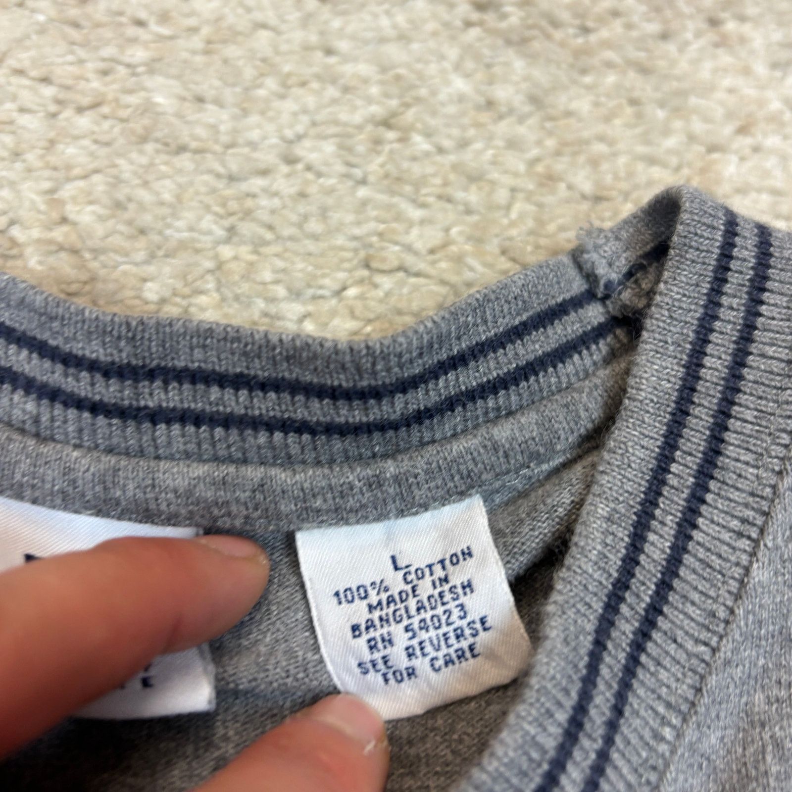 Gap × Vintage Vintage Y2K Gap Factory Store Ringer Shirt Men's L Retro Size US L / EU 52-54 / 3 - 7 Thumbnail