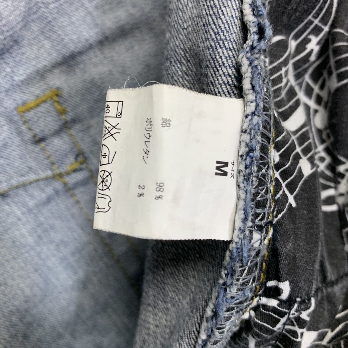 Number (N)ine NUMBER NINE DISTRESSED DENIM JEANS Size US 31 - 10 Thumbnail