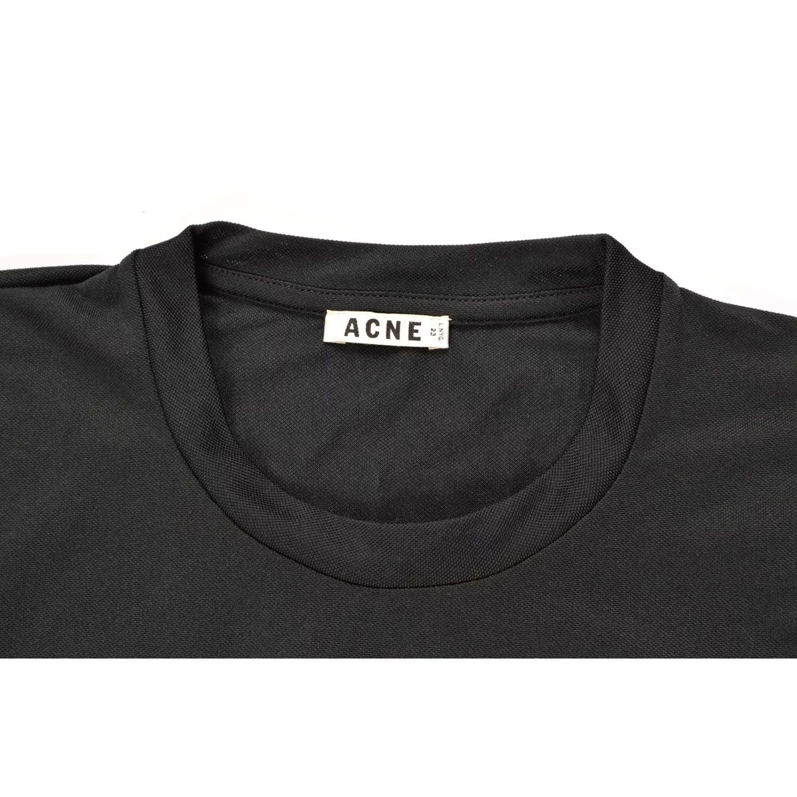 Acne Studios Acne Studios Blix Nylon T-Shirt Longsleeve PAW13 Made in Portugal Size M Black Womens Size M / US 6-8 / IT 42-44 - 4 Thumbnail