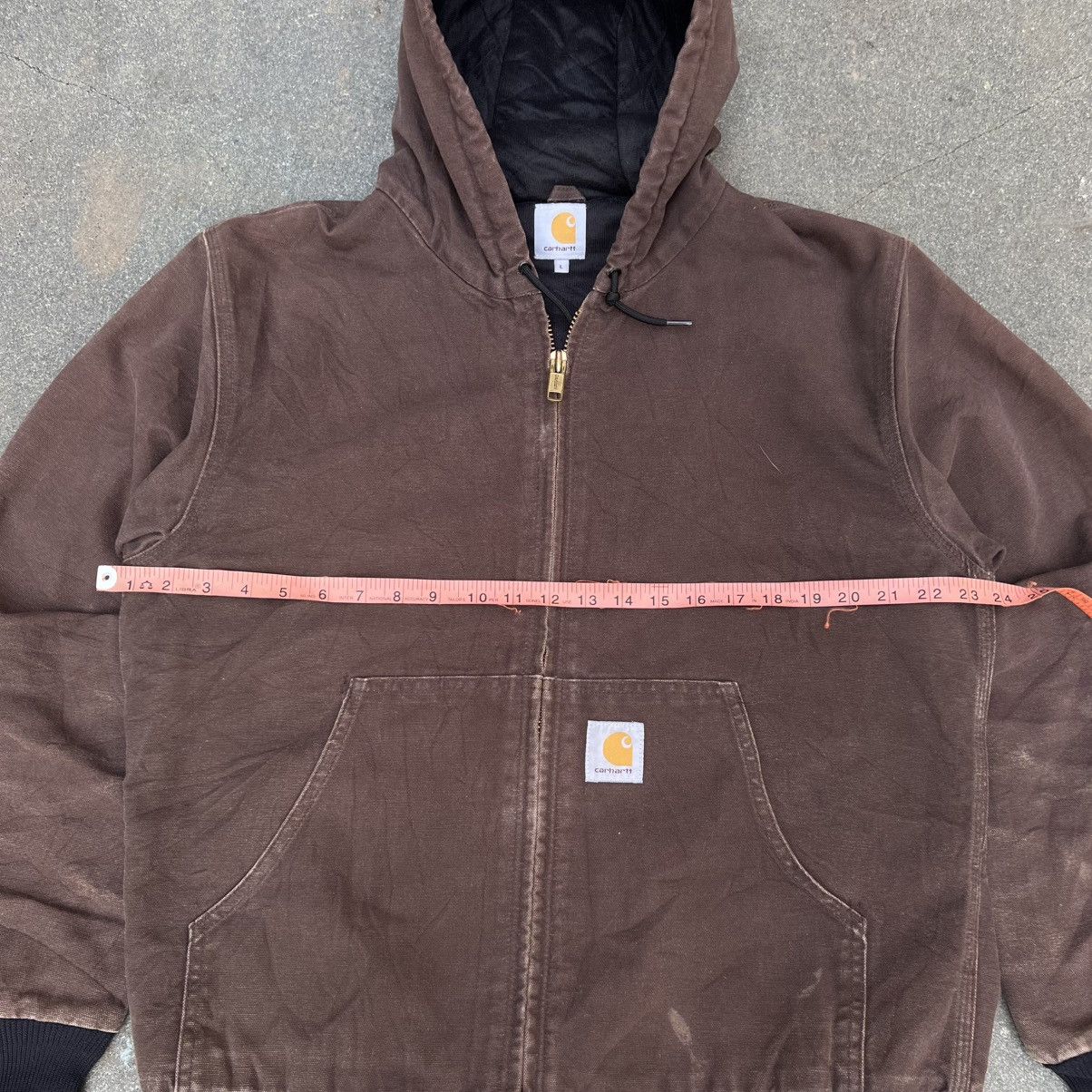 Carhartt × Vintage Vintage Carhartt Active Dark Brown Jacket Size US M / EU 48-50 / 2 - 6 Thumbnail