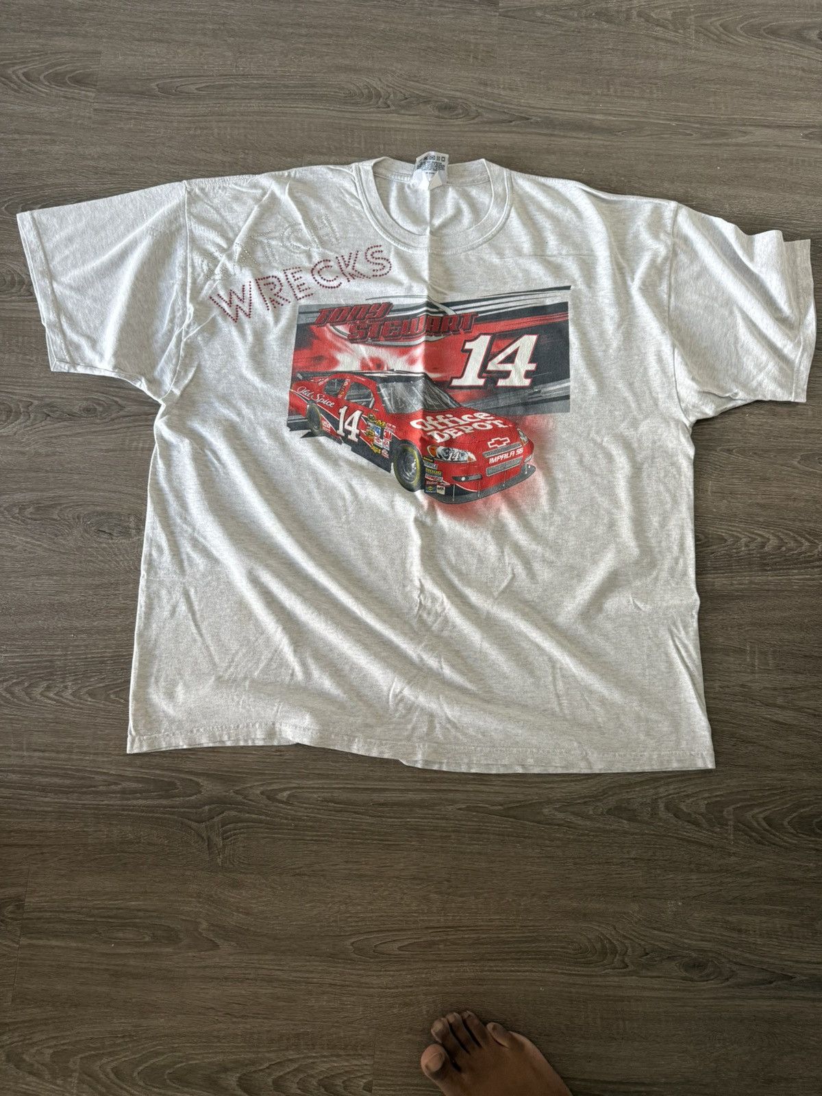 Vintage Tony Stewart Nascar merch tee Size US XL / EU 56 / 4 - 1 Thumbnail