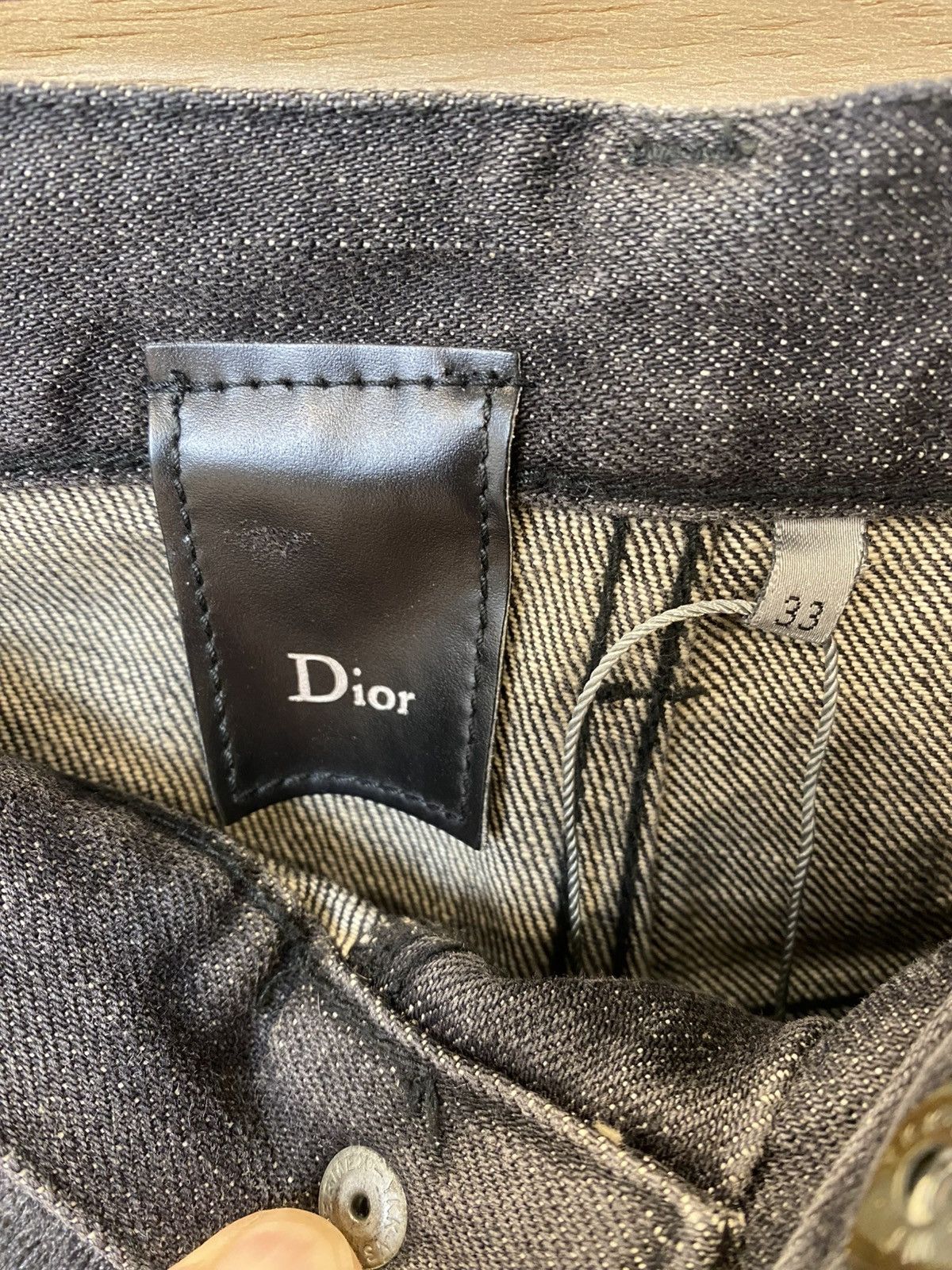 Dior × Hedi Slimane Dion HOMME AW07 LUSTER WAX Denim Size US 33 - 6 Thumbnail