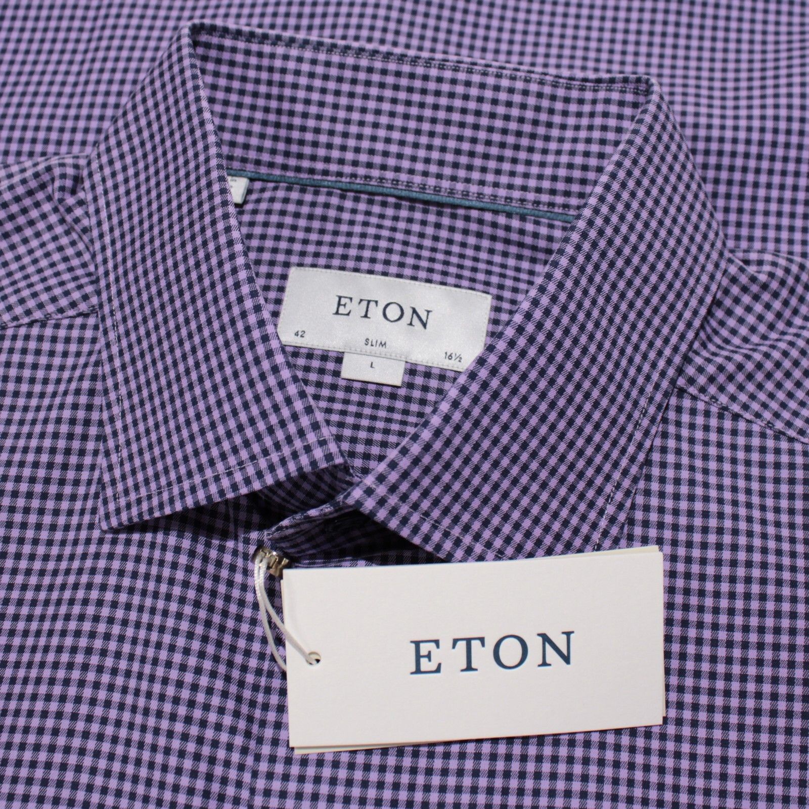 Eton Eton New with tags Shirt Size L US In Purple Size US L / EU 52-54 / 3 - 1 Thumbnail