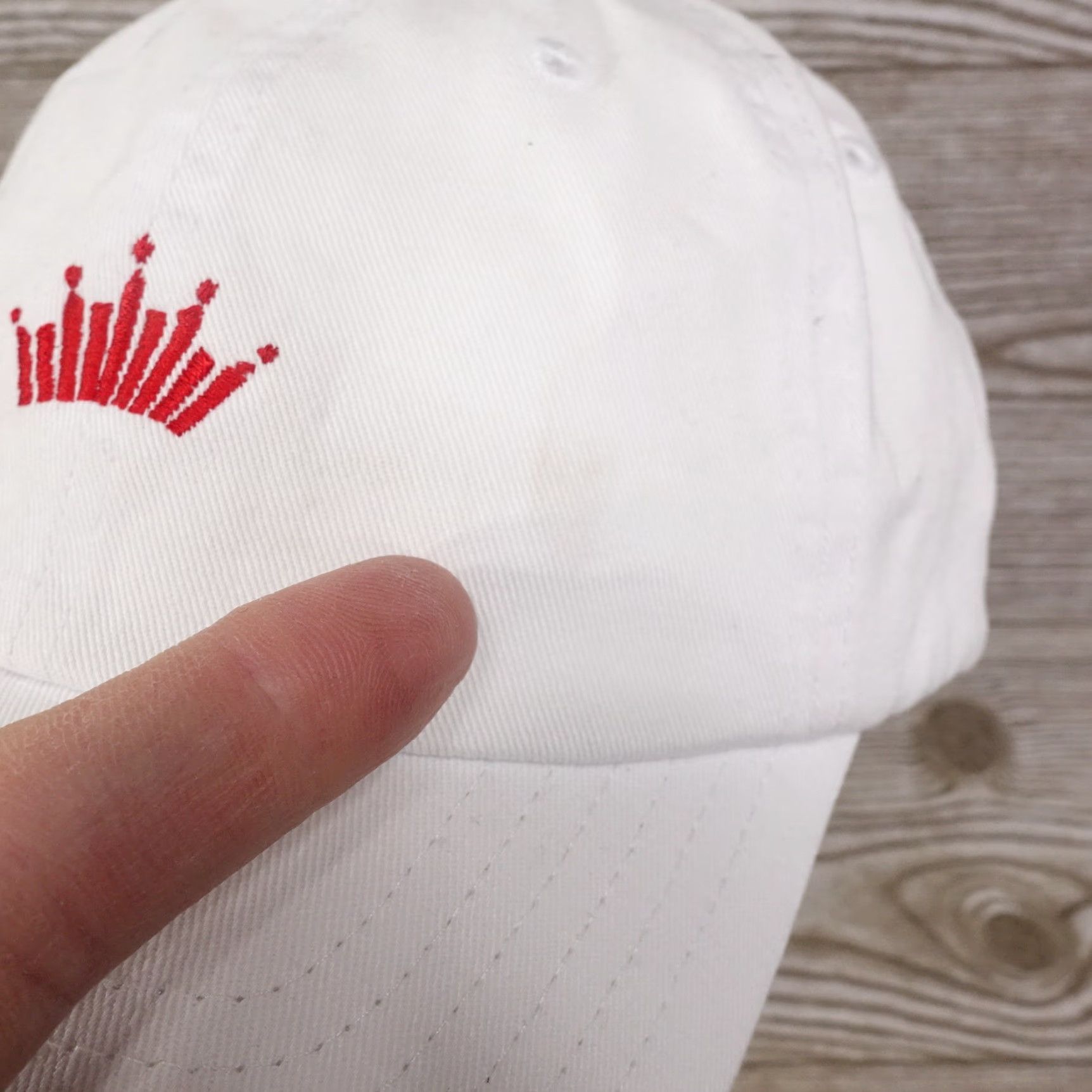 Budweiser ANHEUSER BUSCH BUDWEISER BEER WHITE BASEBALL CAP ADJUSTABLE UNISEX Size ONE SIZE - 3 Thumbnail