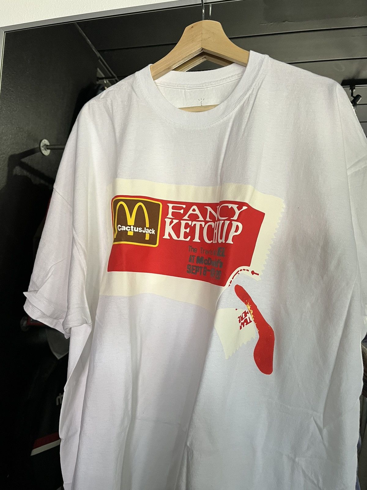 Cactus jack shops ketchup McDonald’s t shirt