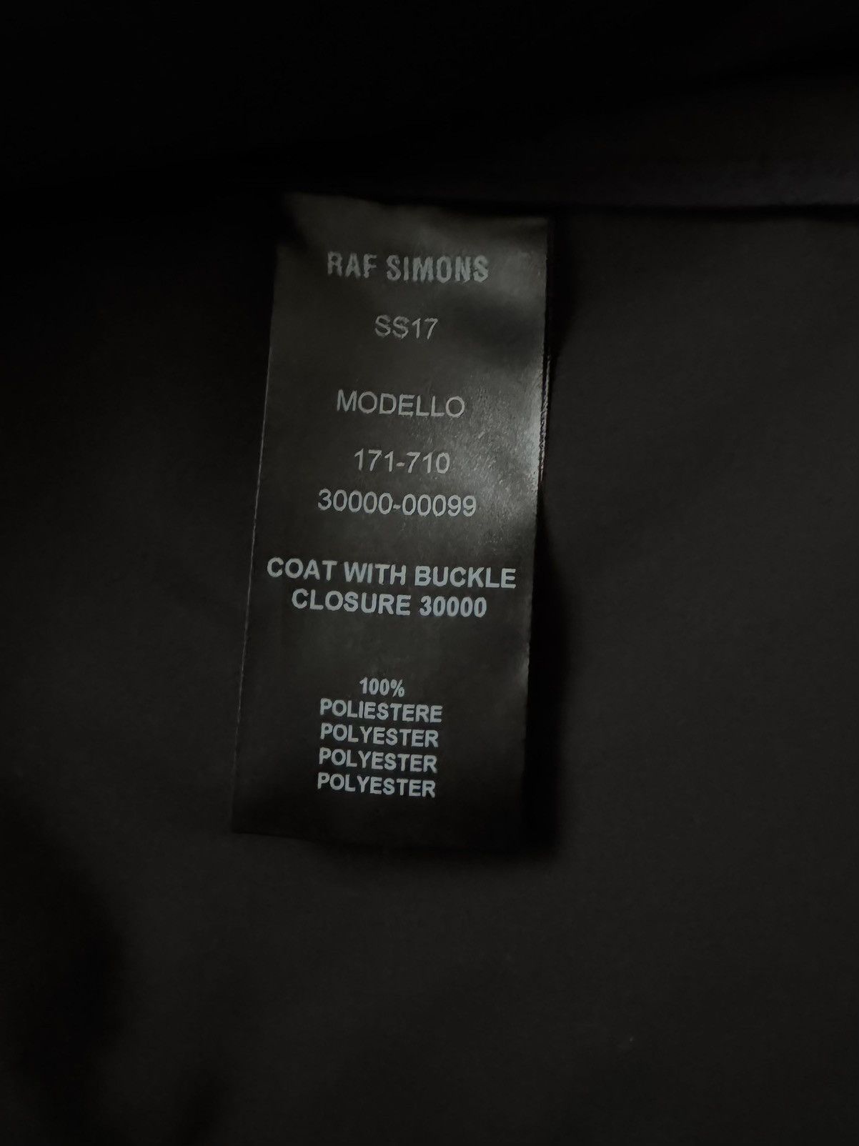 Raf Simons Raf Simoms Buckle Coat SS17 Size US S / EU 44-46 / 1 - 9 Thumbnail