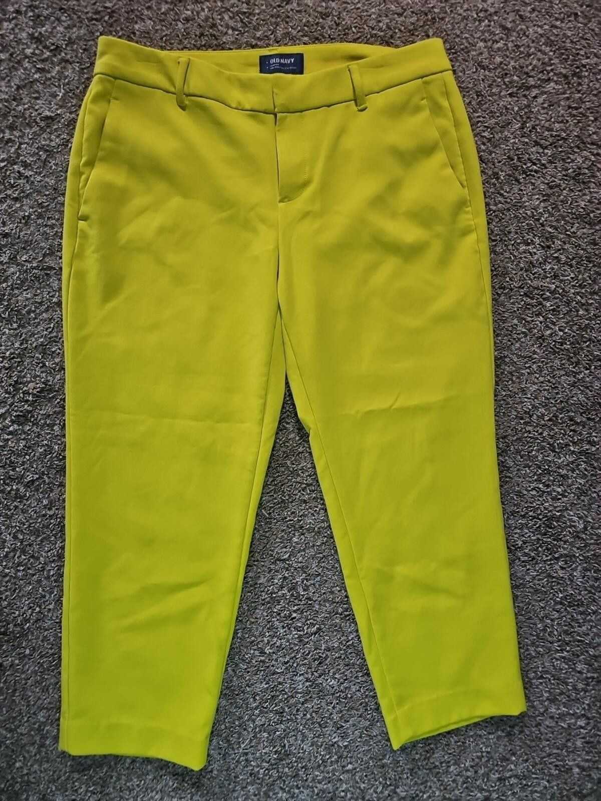 Old Navy Old Navy Harper Mid Rise 10R Yellow Pants Size 32" / US 10 / IT 46 - 1 Thumbnail