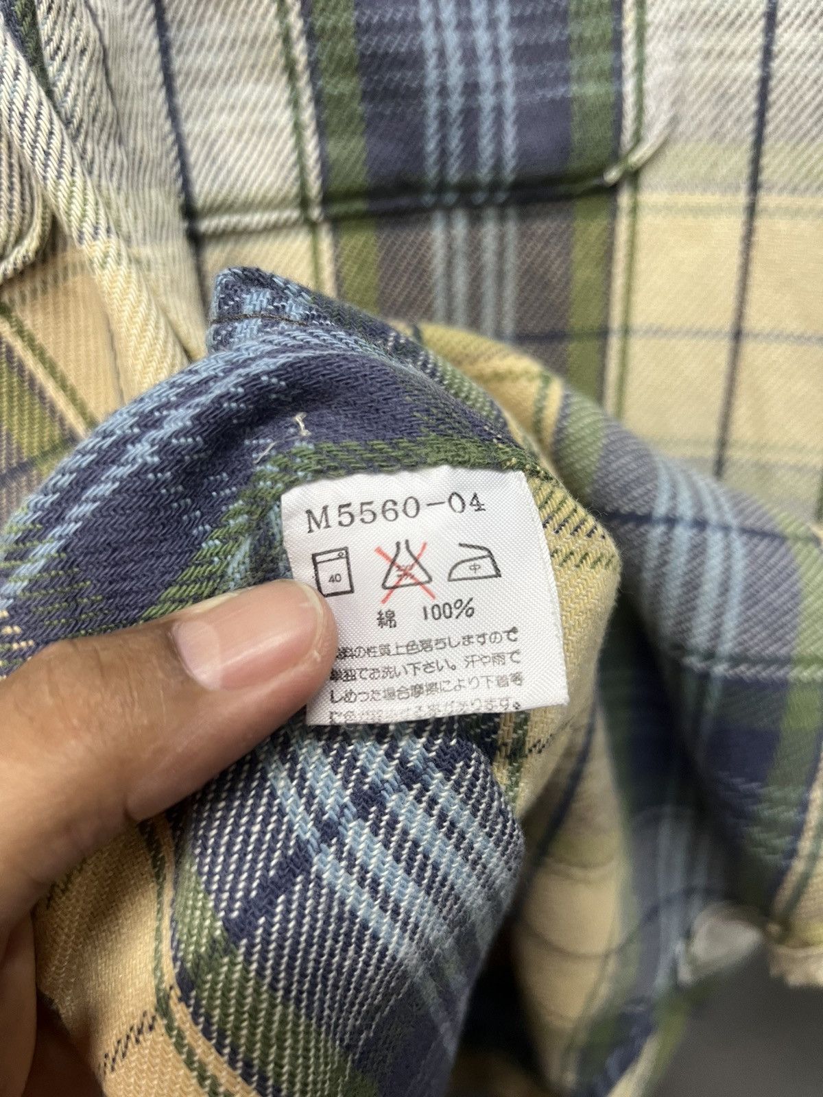 Vintage Vintage Wrangler Flannel Shirt Longsleeve Size US L / EU 52-54 / 3 - 7 Thumbnail