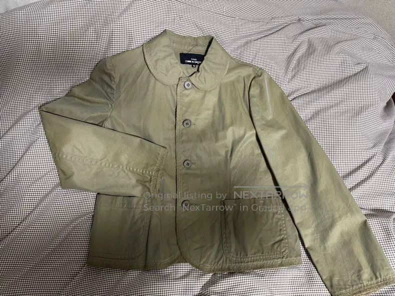 Comme des Garcons Comme des Garcons Olive Green Lightweight Jacket Size M / US 6-8 / IT 42-44 - 1 Thumbnail